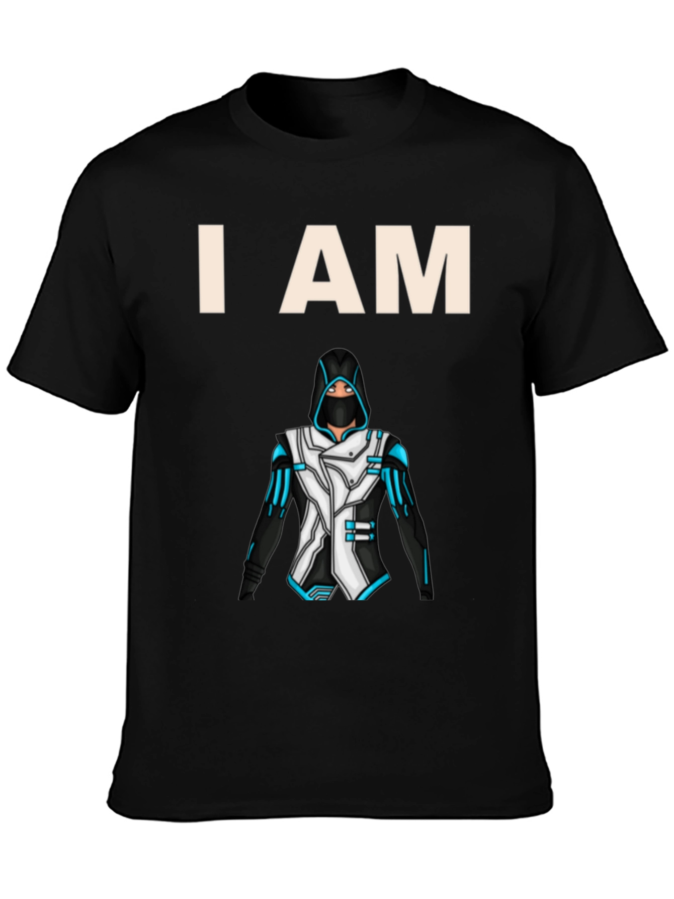 I AM Gamer T-Shirt Black Graphic Print