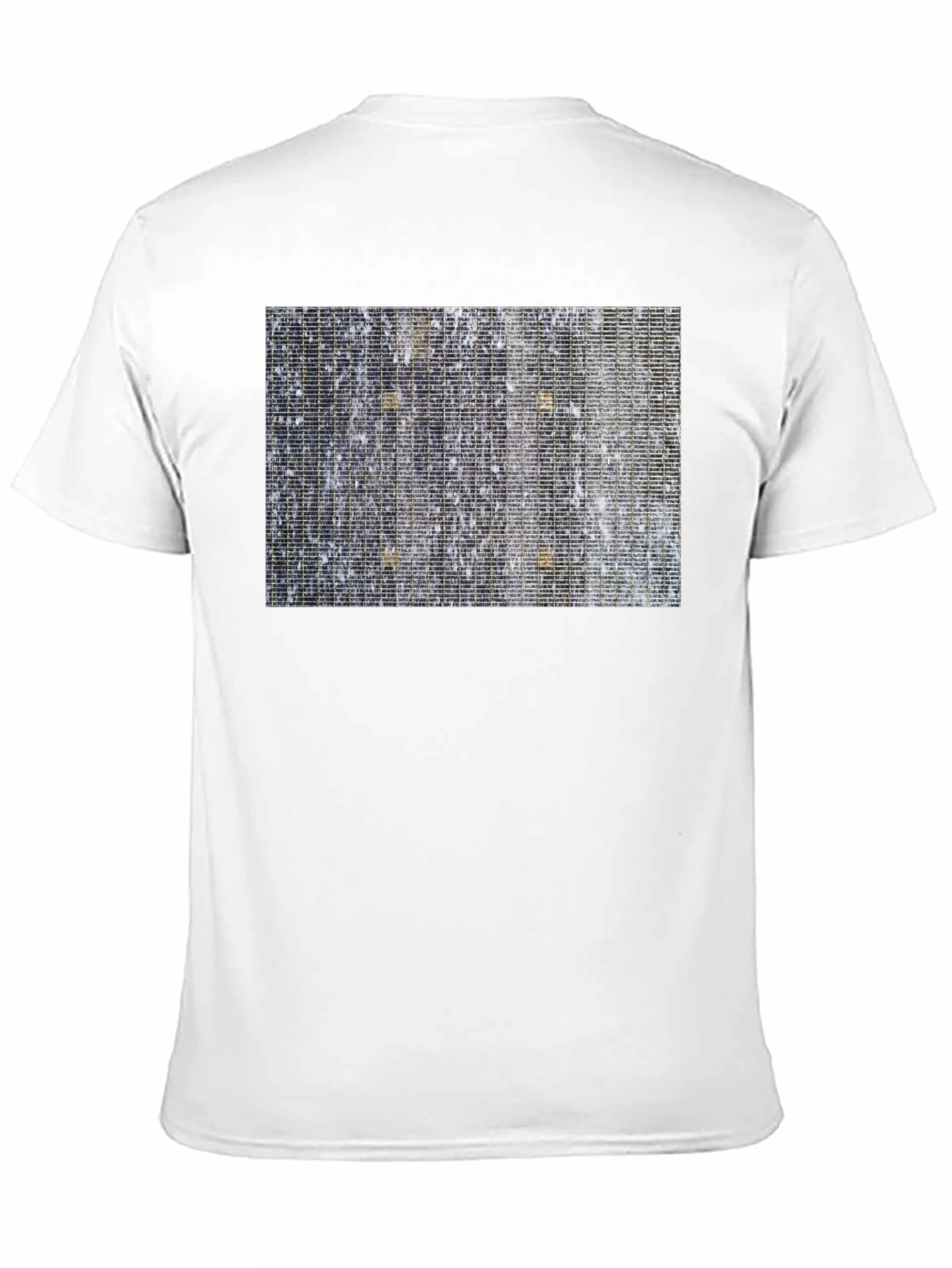 Abstract Patterned Black T-Shirt