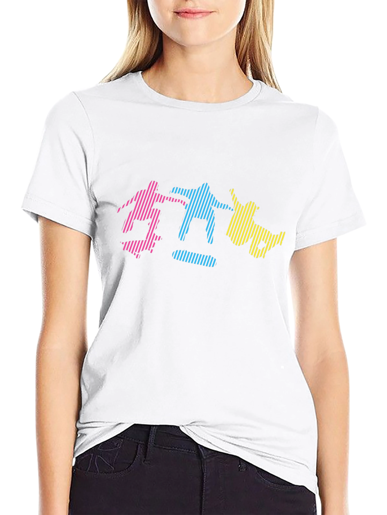 Graphic Print T-Shirt - Skydiving Design