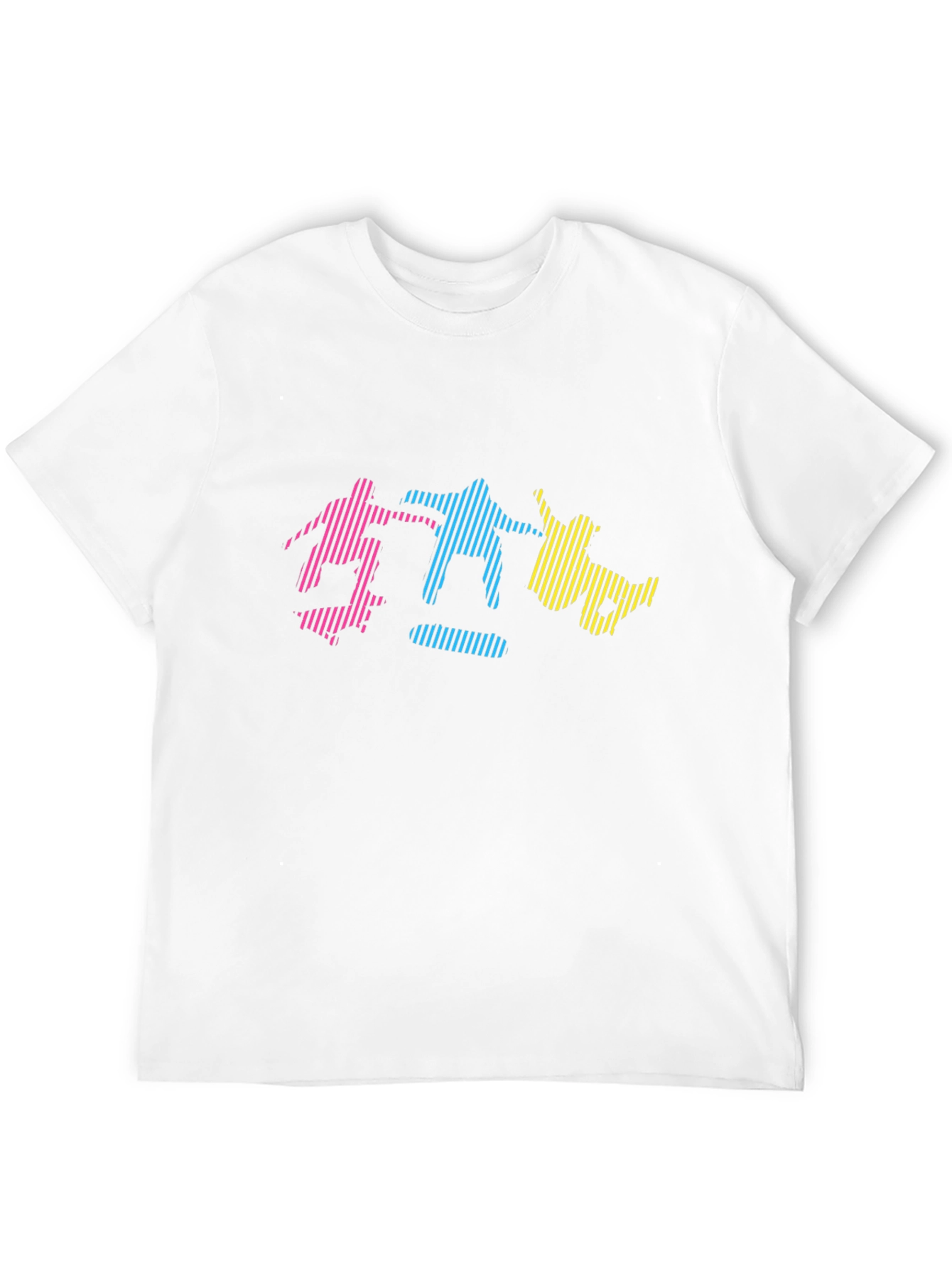 Graphic Print T-Shirt - Skydiving Design