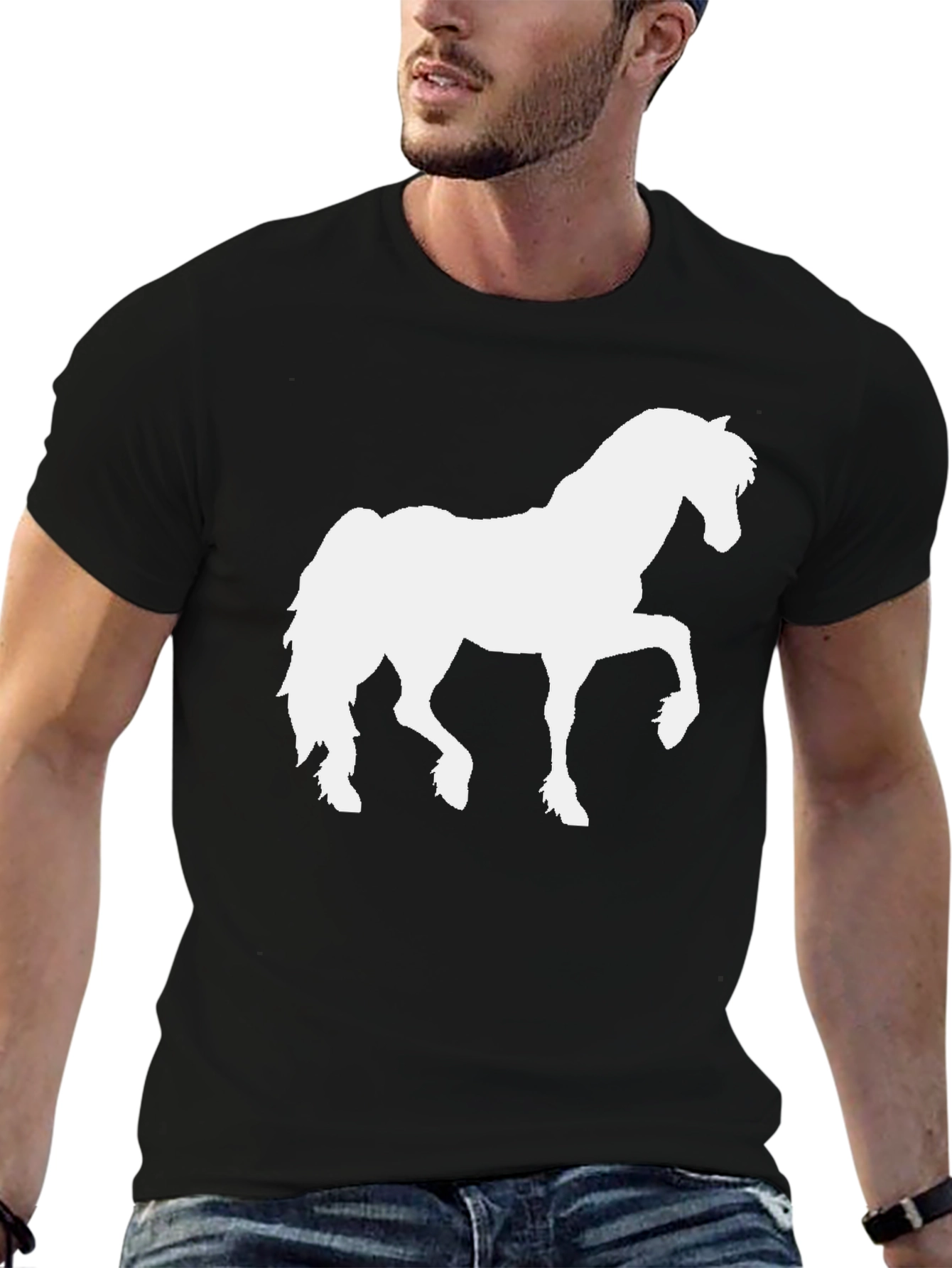Black Horse Graphic Tee