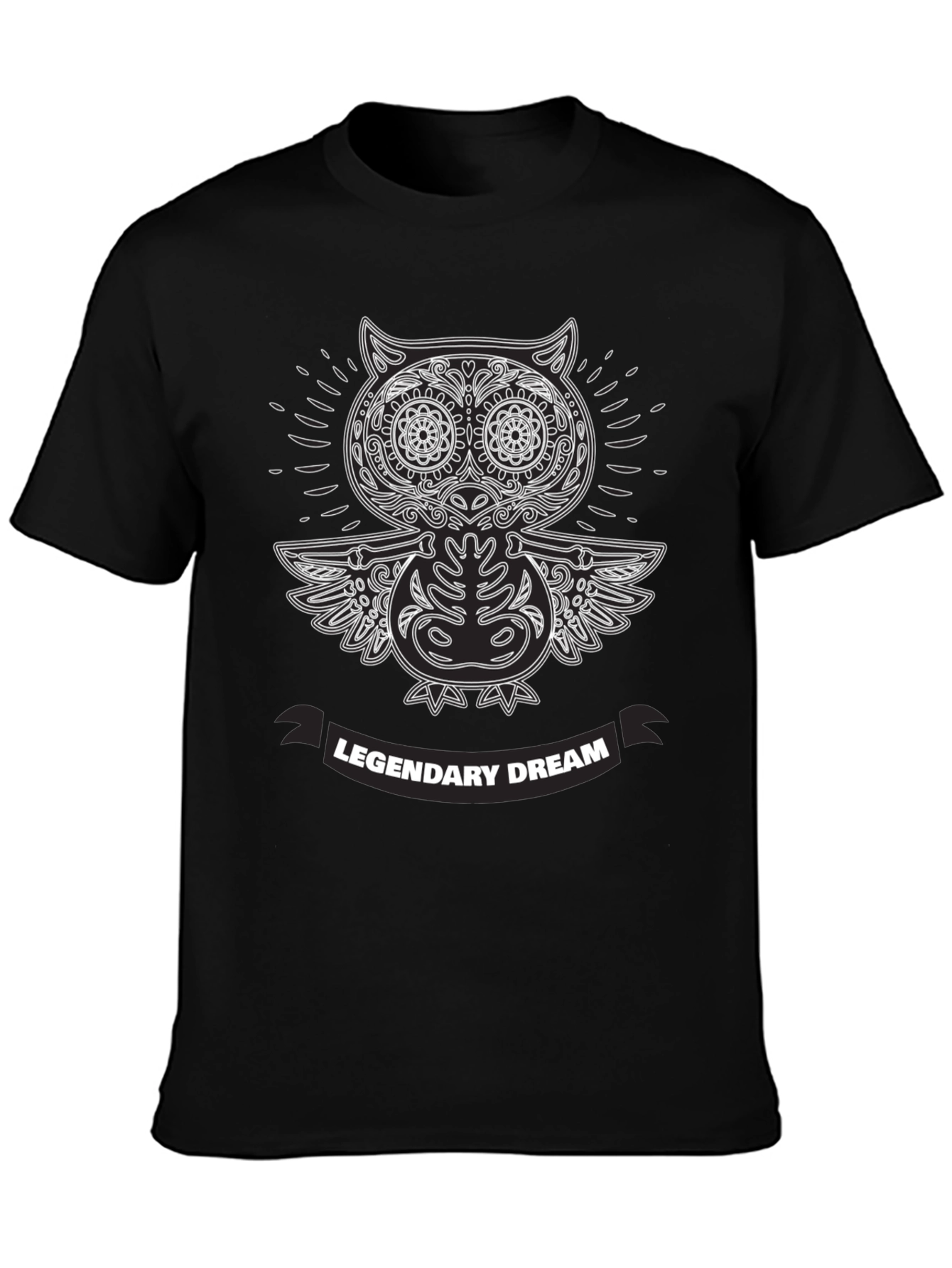 Legendary Dream Owl T-Shirt - Black