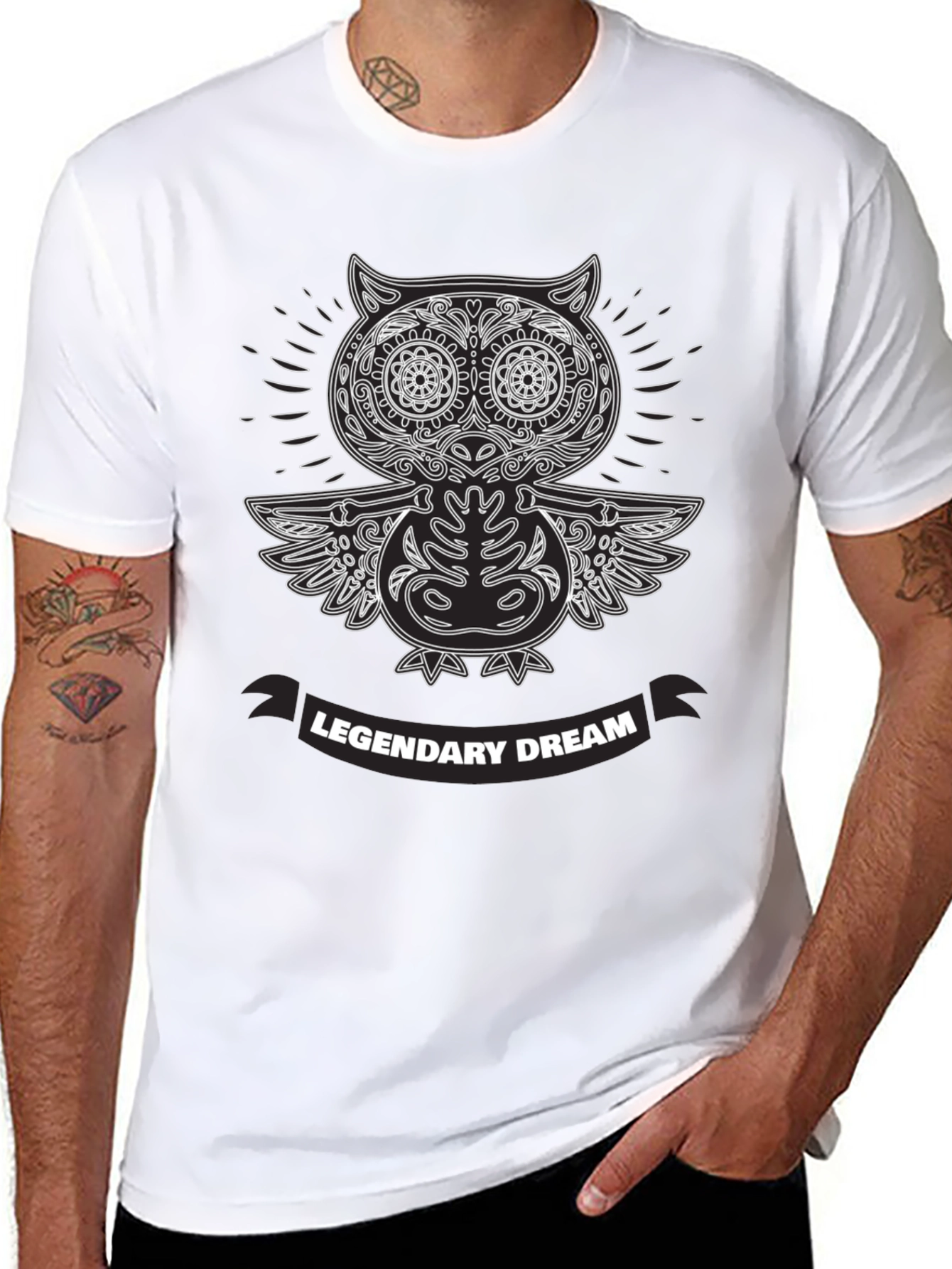 Legendary Dream Owl T-Shirt - Black