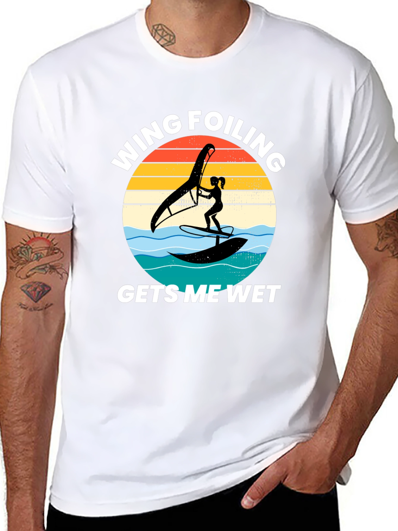 Wing Foiling Gets Me Wet T-Shirt