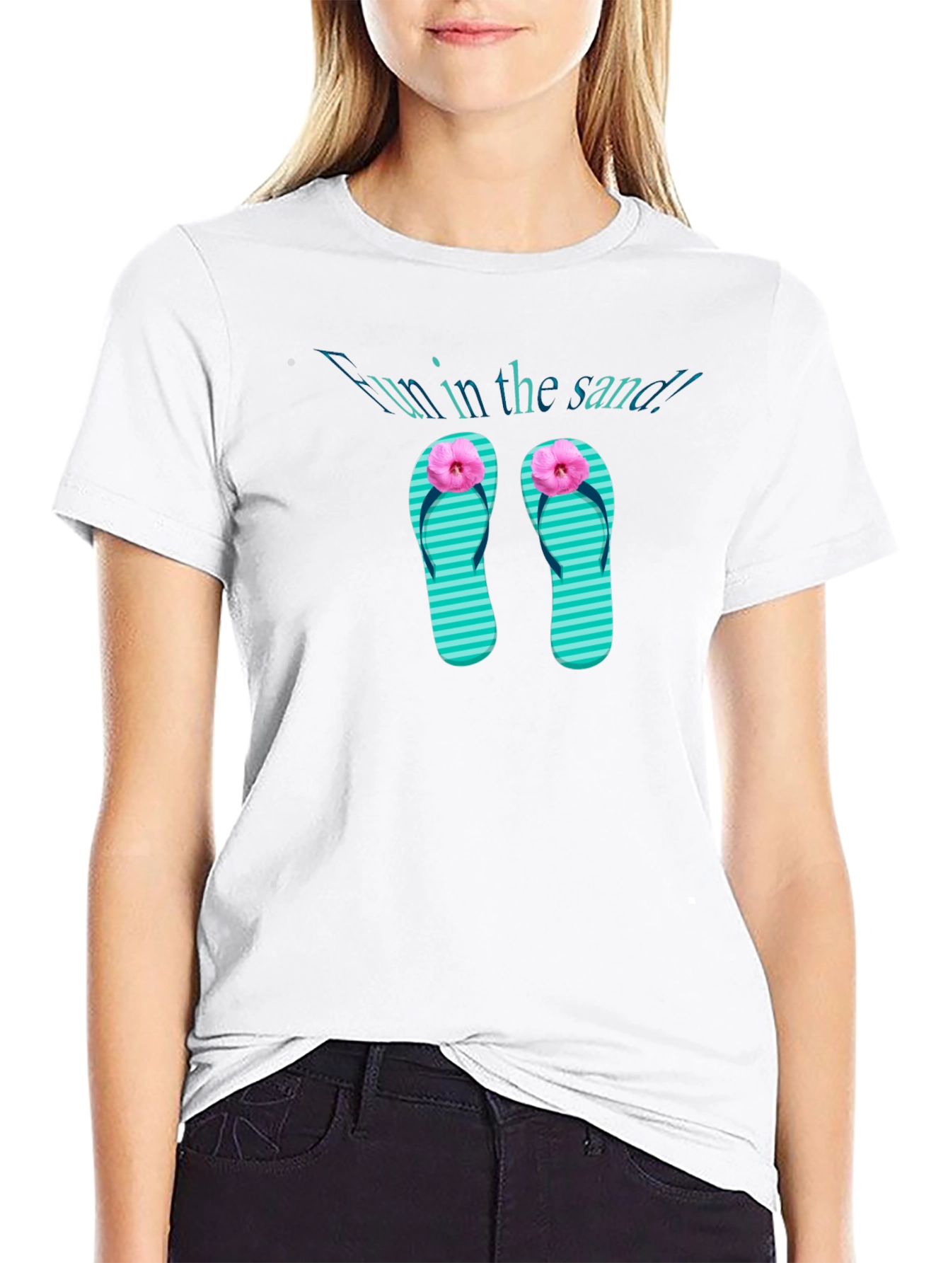 Fun in the Sand Flip Flop T-Shirt