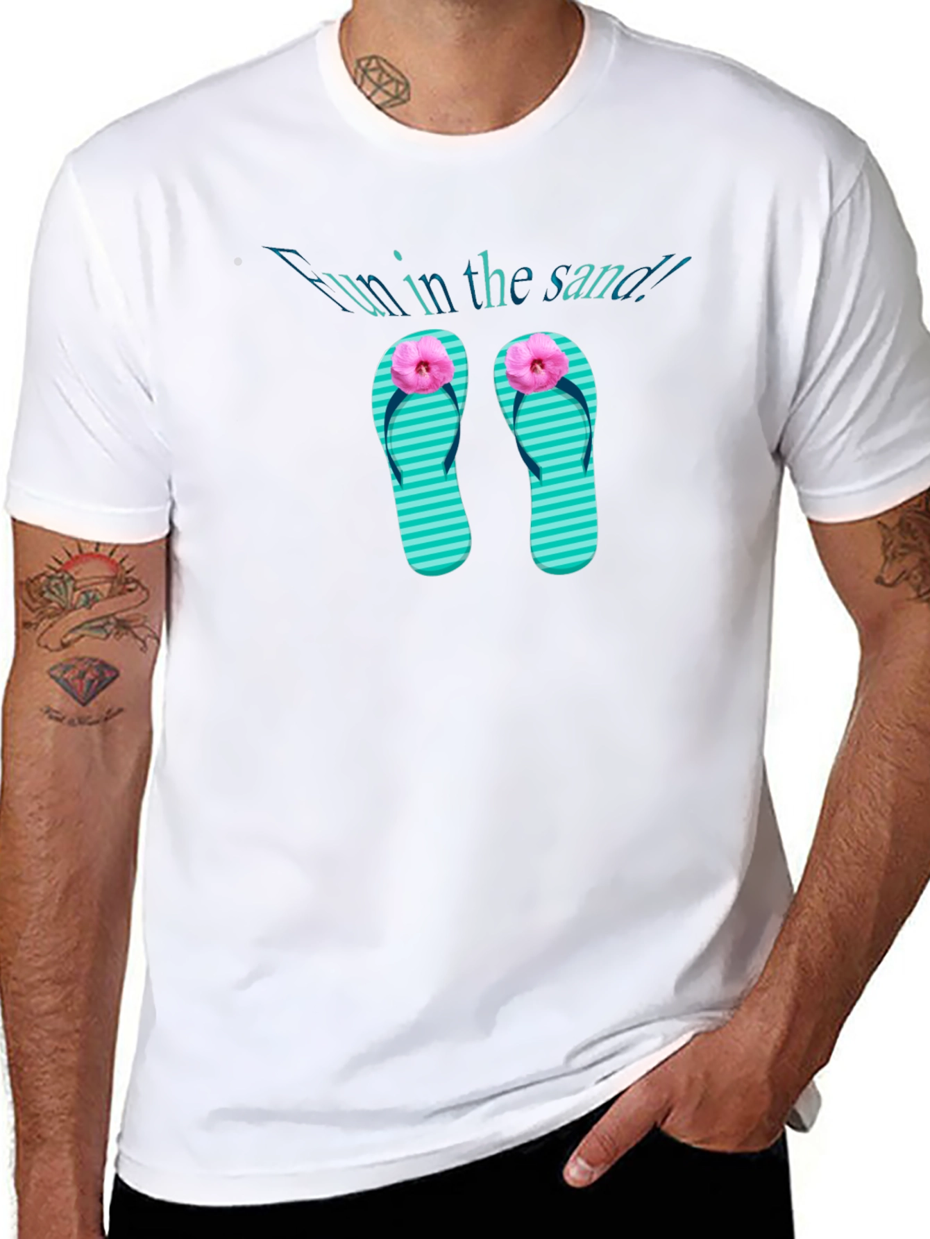 Fun in the Sand Flip Flop T-Shirt
