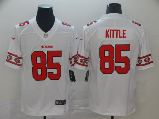 Men's San Francisco 49ers #85 George Kittle White Player Game Jerseys