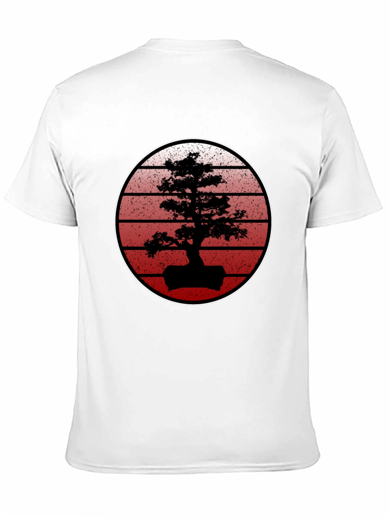 Bonsai Sunset Black T-Shirt