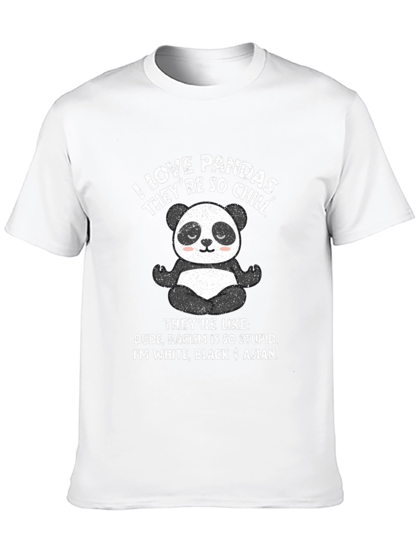 Chill Panda Graphic Tee - Anti-Racism T-Shirt