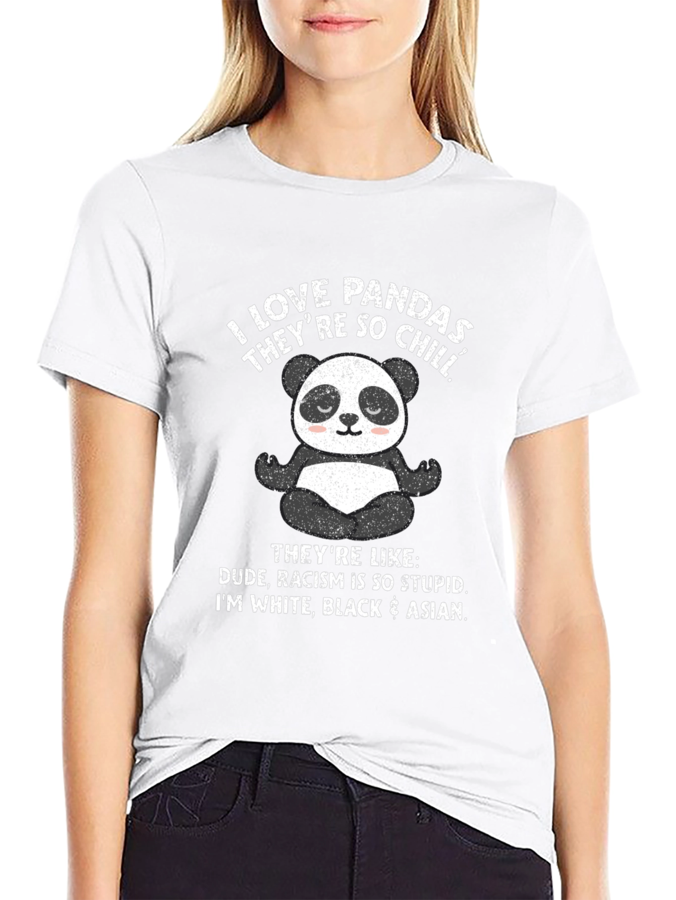 Chill Panda Graphic Tee - Anti-Racism T-Shirt
