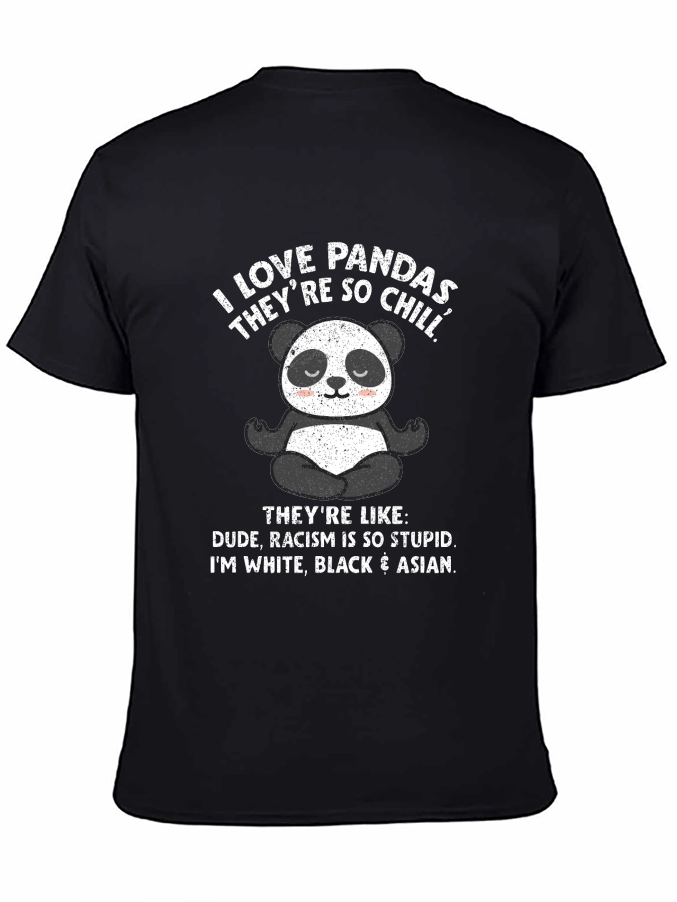 Chill Panda Graphic Tee - Anti-Racism T-Shirt