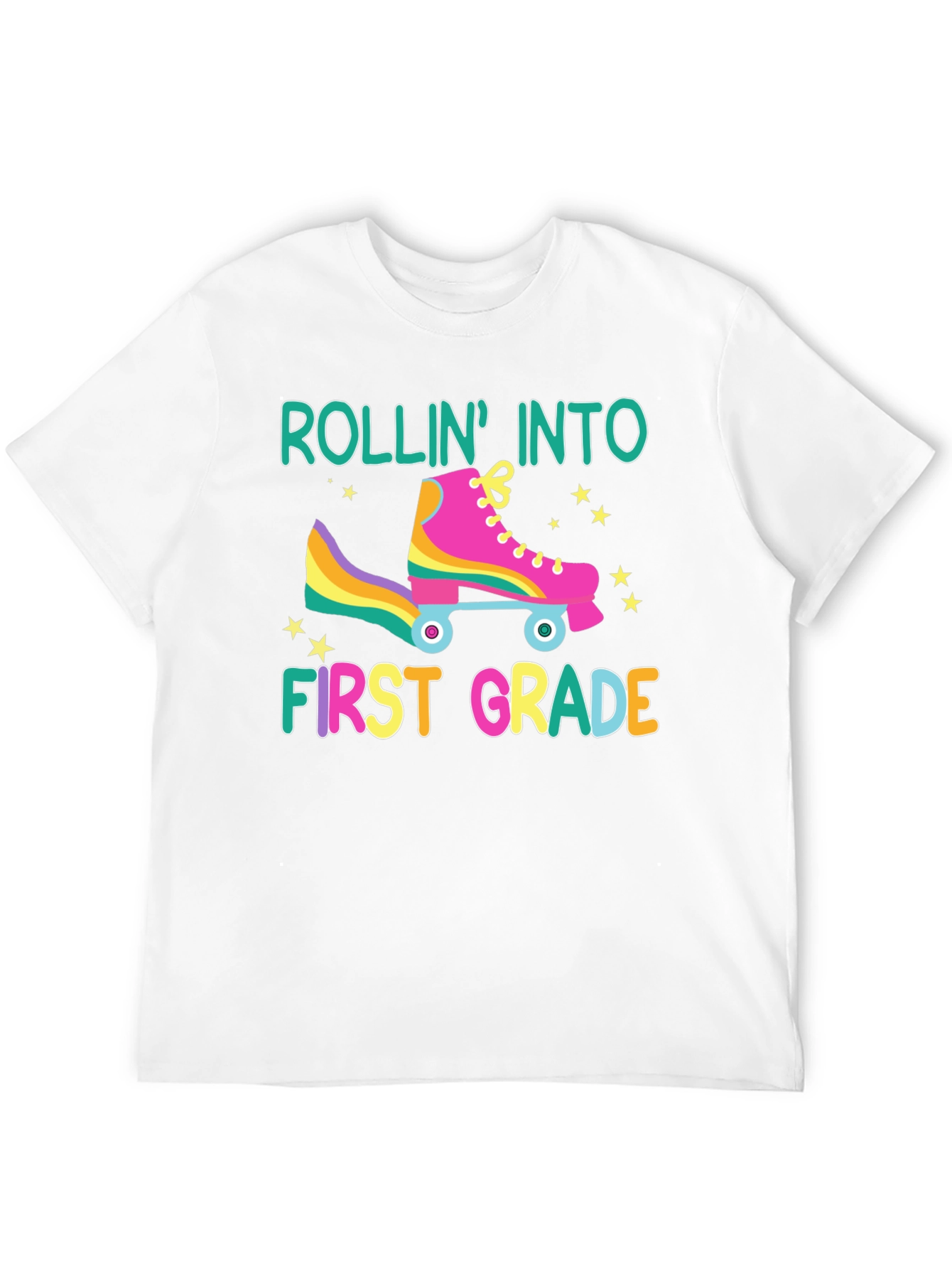 Rollin Into First Grade Back To School T-Shirt