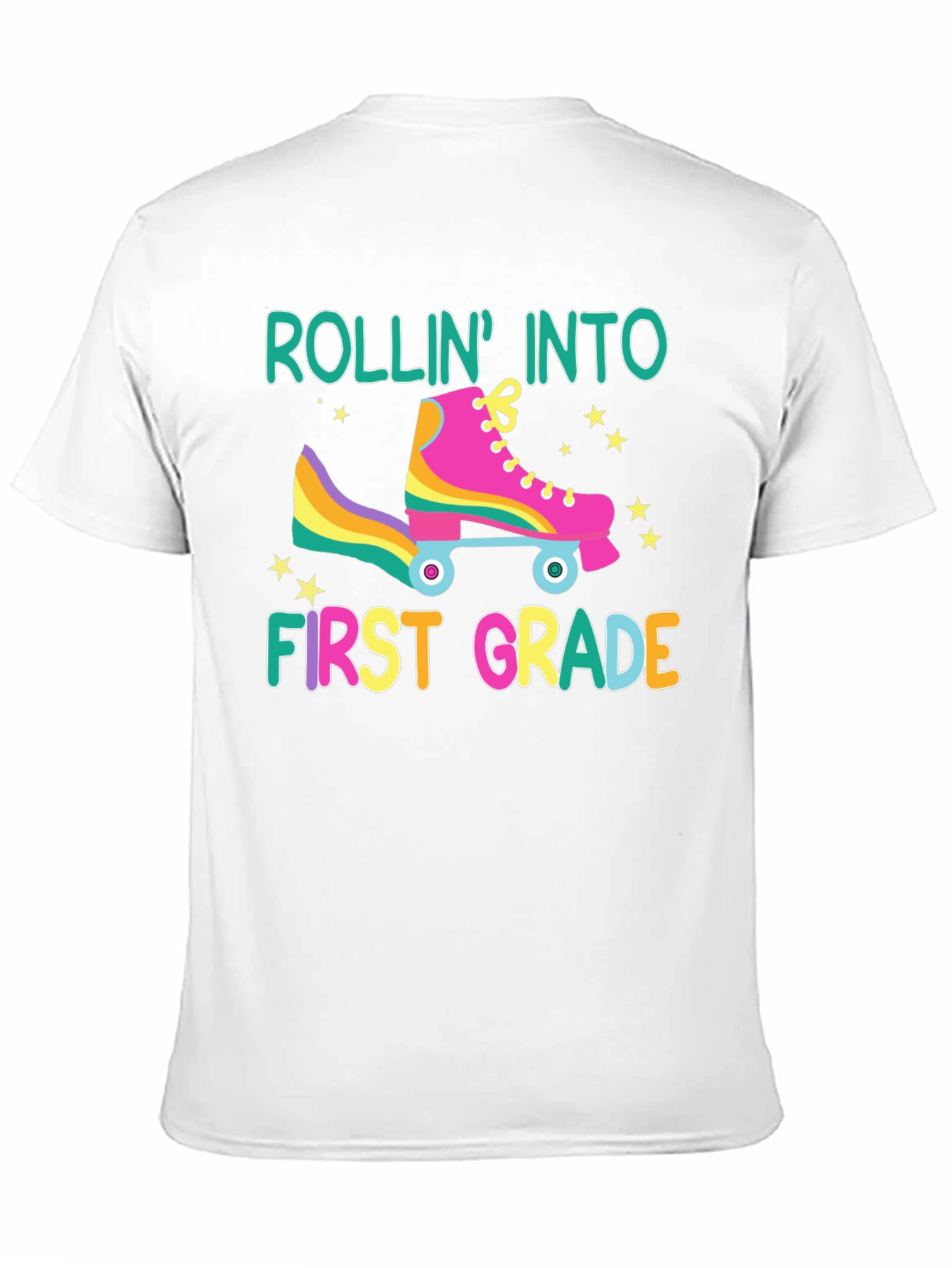 Rollin Into First Grade Back To School T-Shirt
