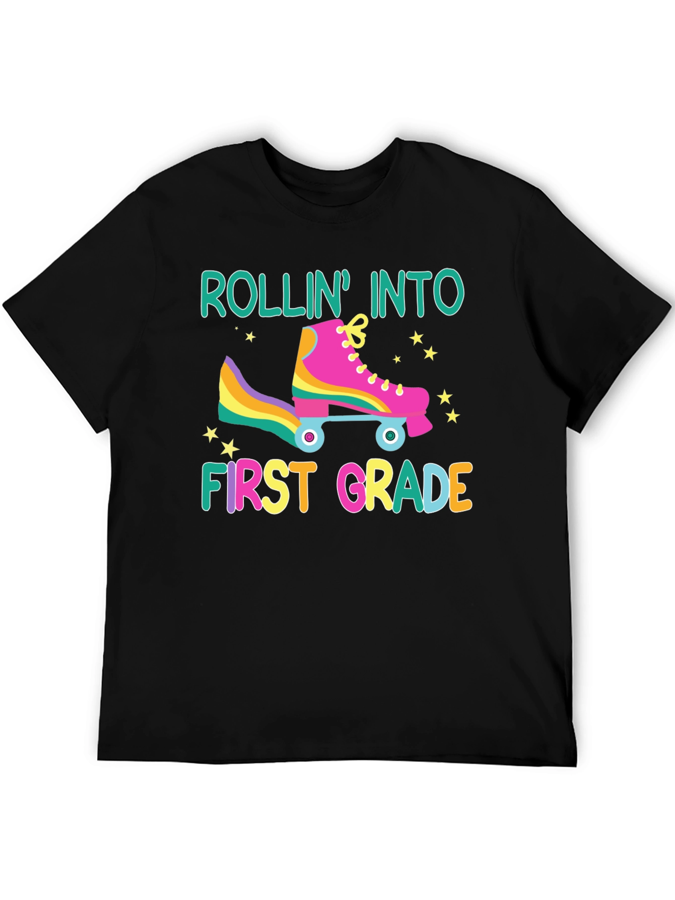 Rollin Into First Grade Back To School T-Shirt