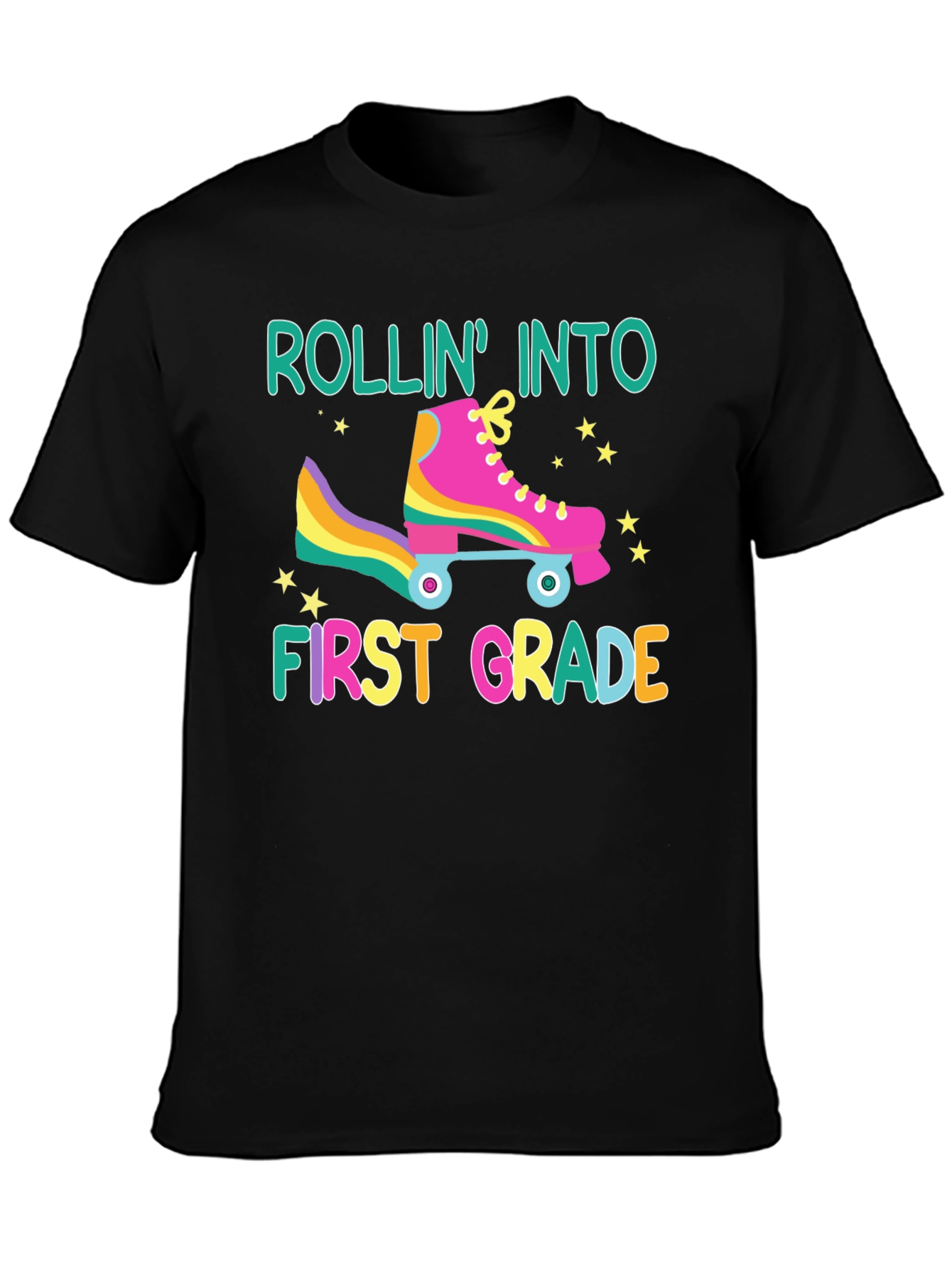 Rollin Into First Grade Back To School T-Shirt