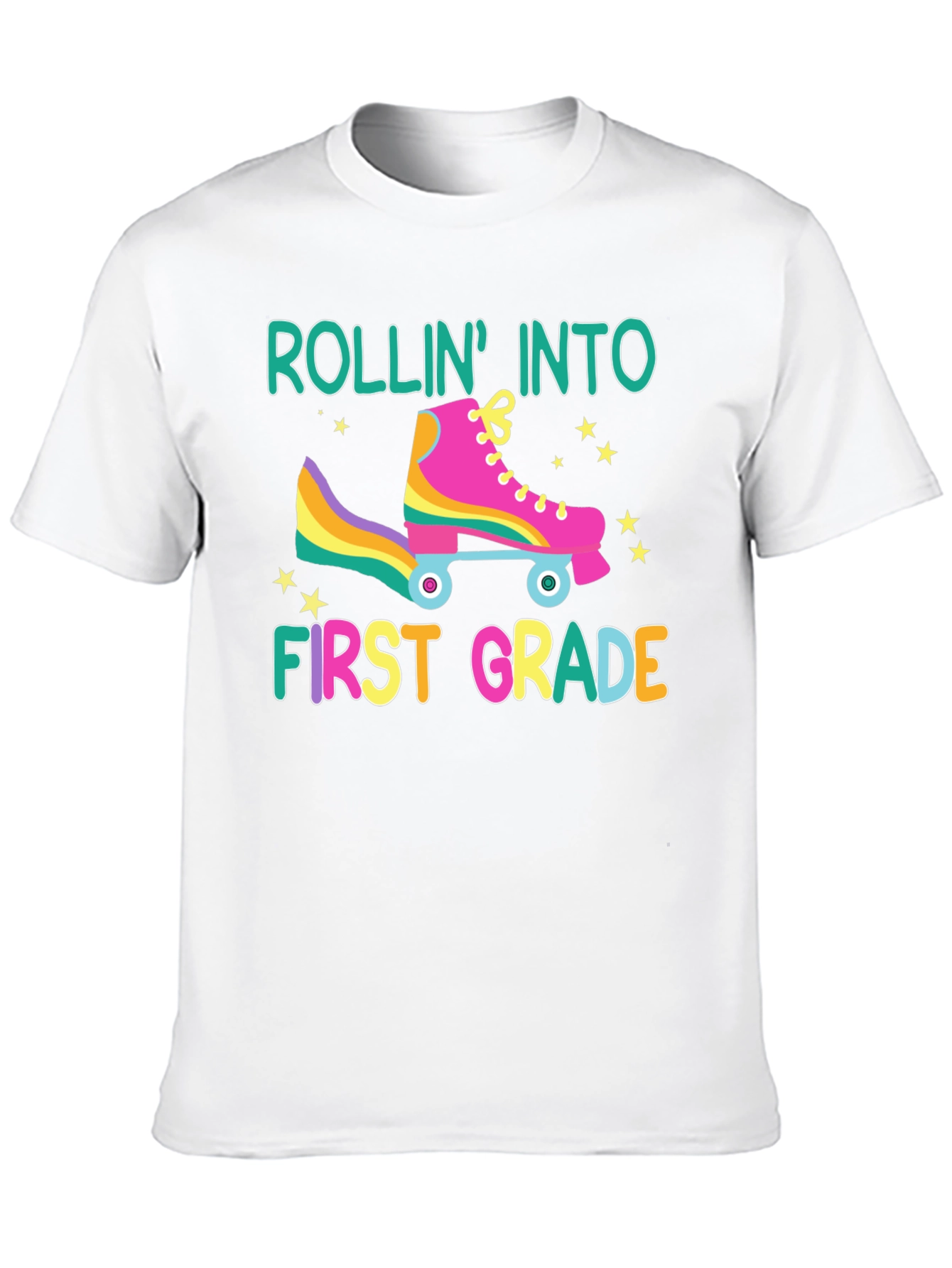 Rollin Into First Grade Back To School T-Shirt