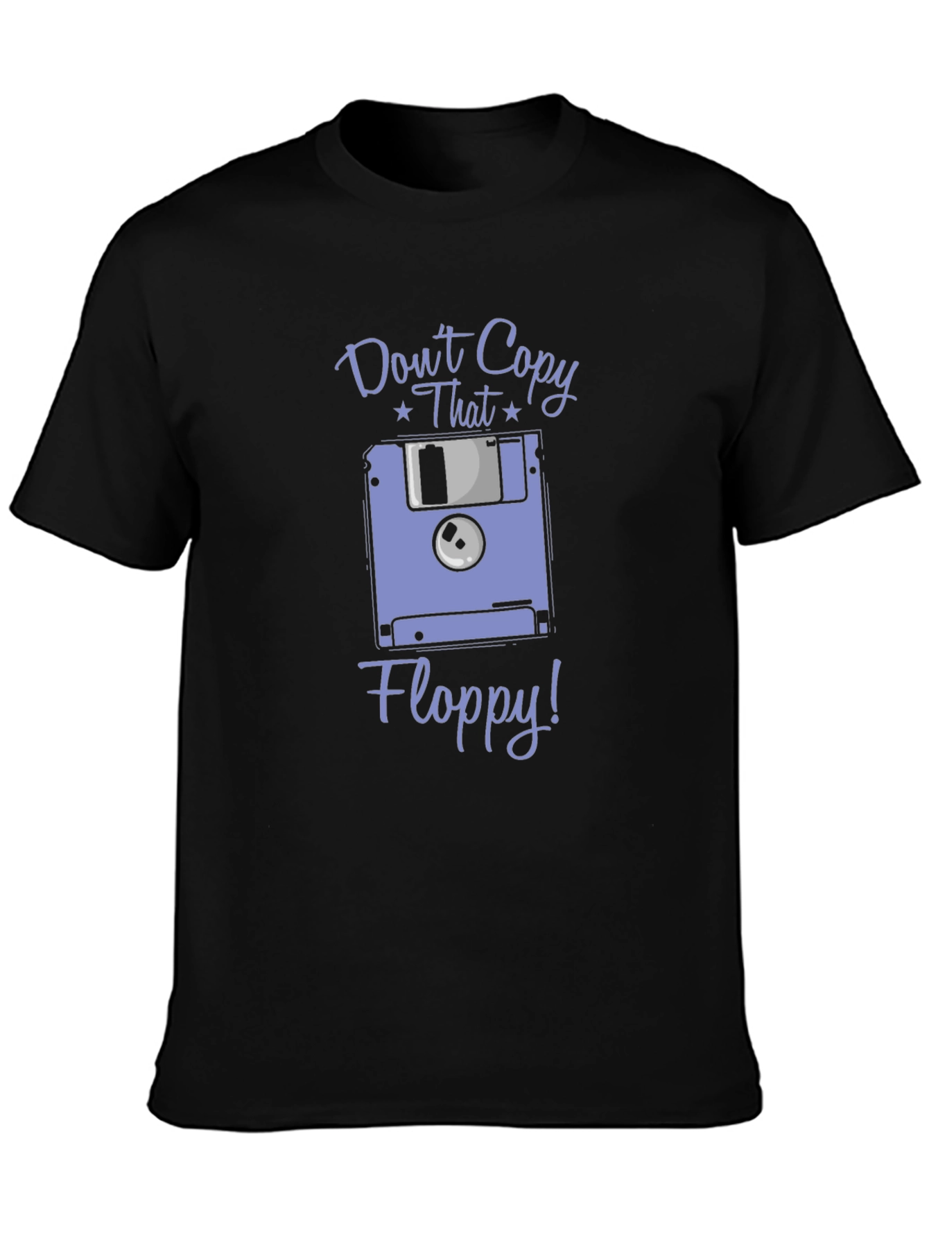Retro Dont Copy That Floppy Graphic T-Shirt