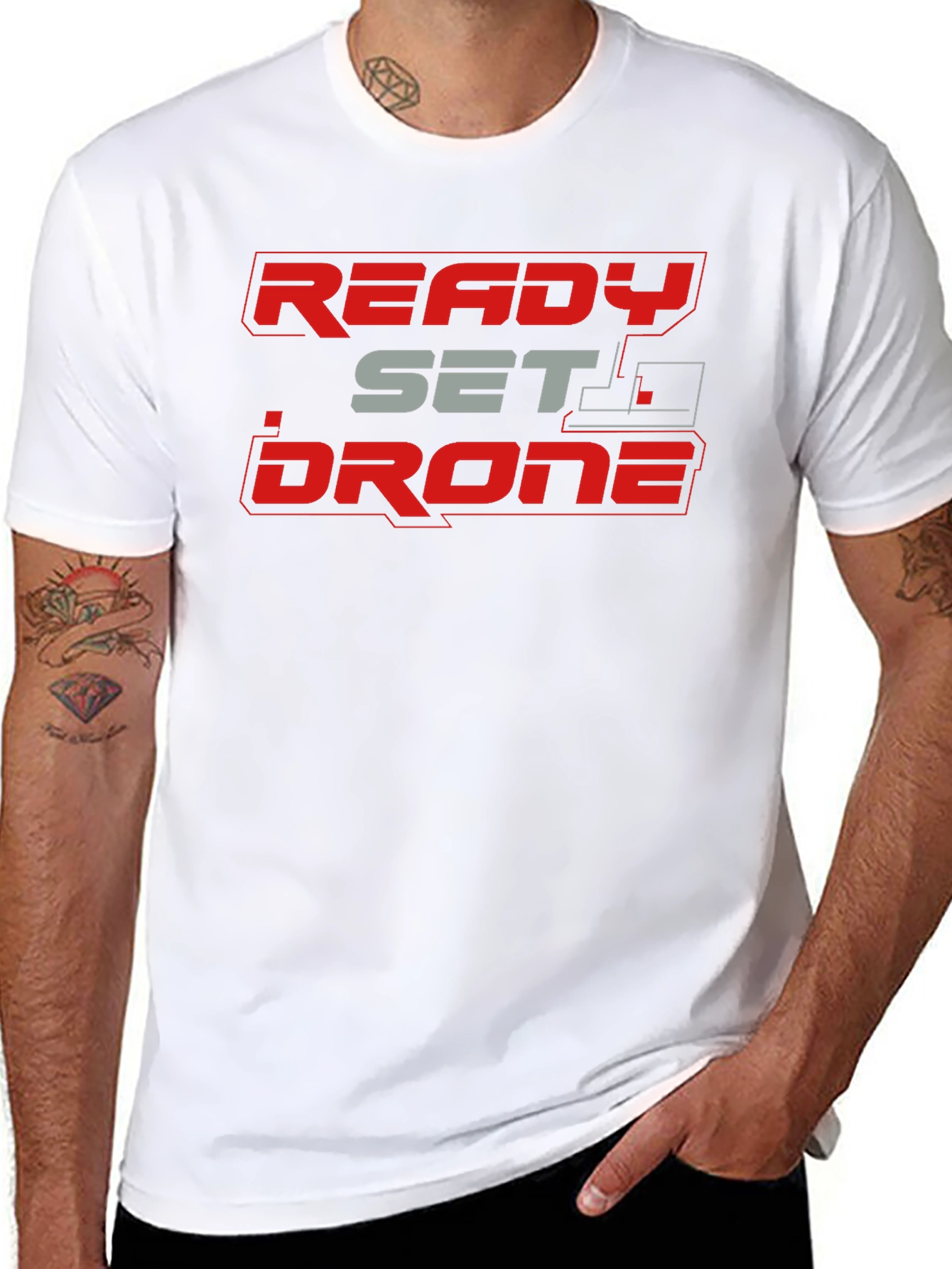 Ready Set Drone Graphic T-Shirt