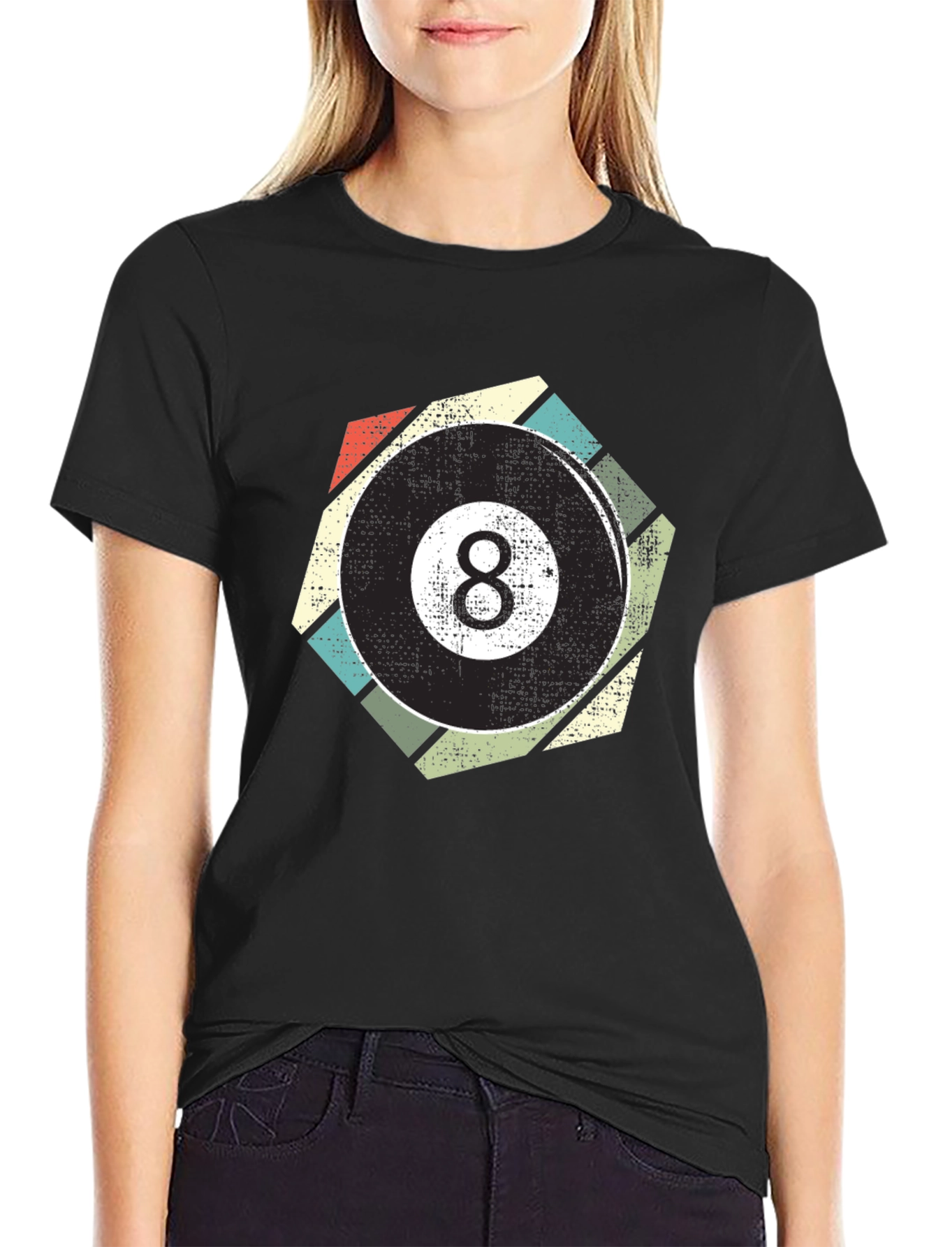 Retro 8 Ball Graphic Tee