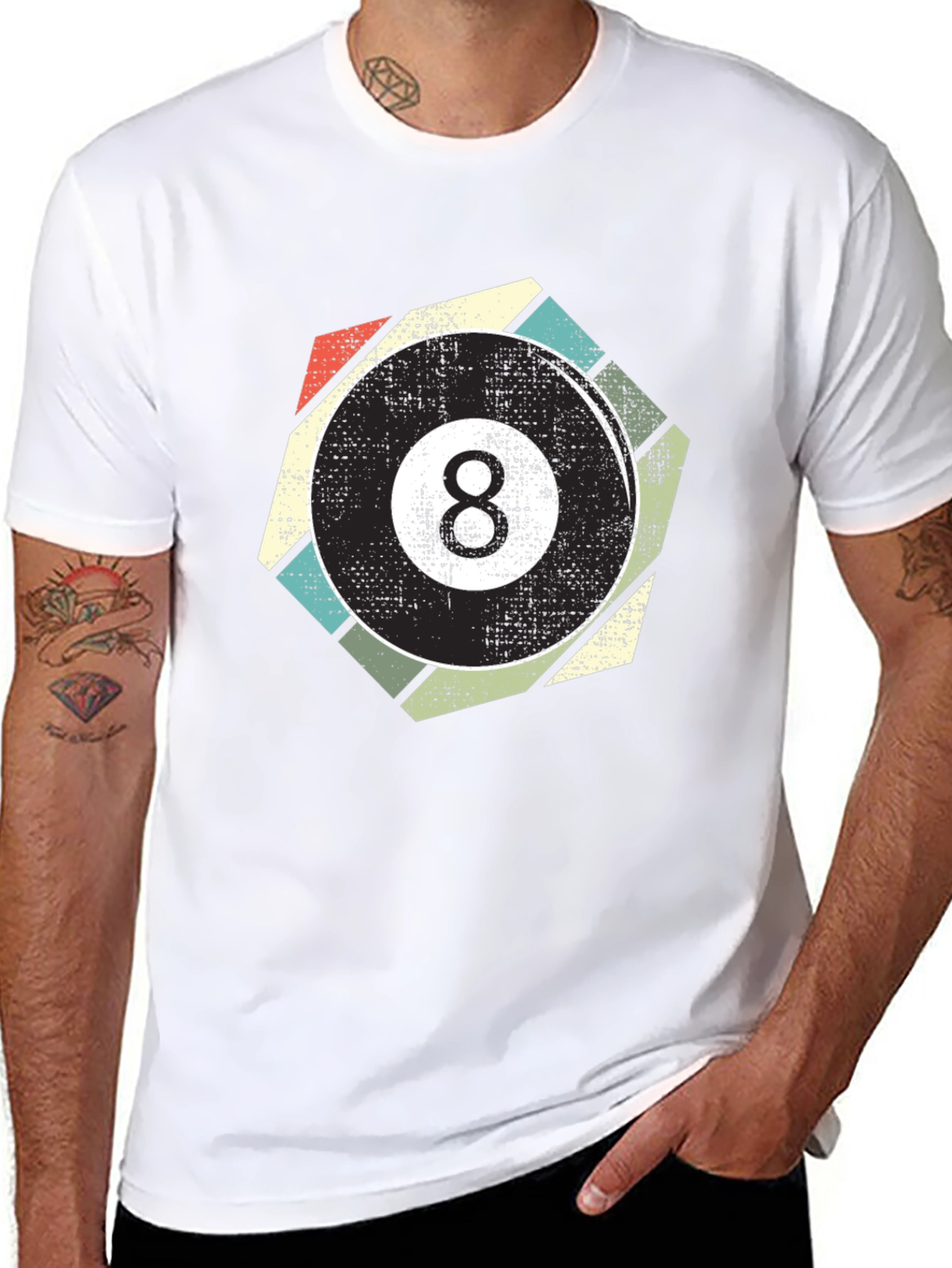 Retro 8 Ball Graphic Tee