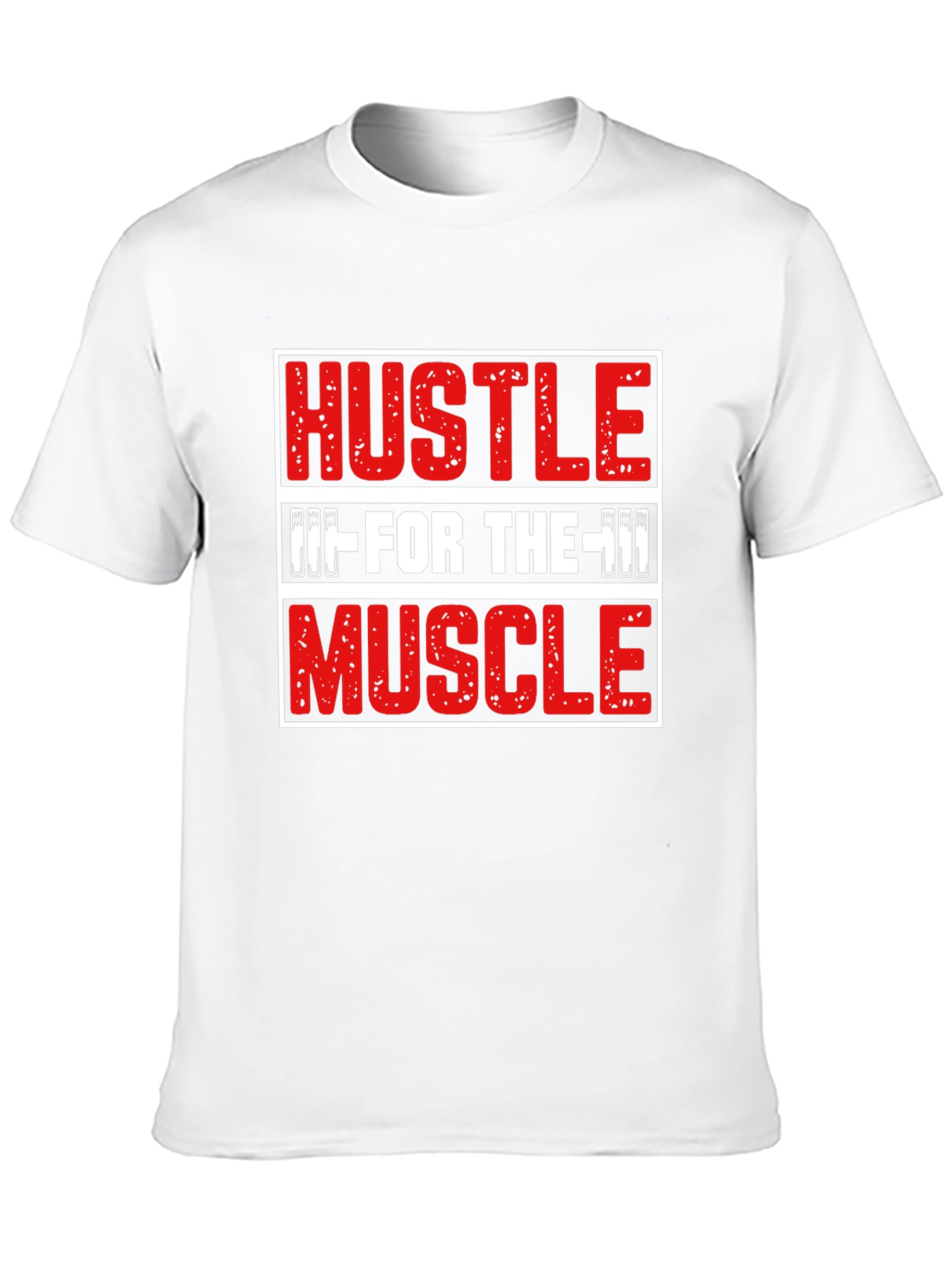 Hustle For The Muscle Graphic Tee - Black