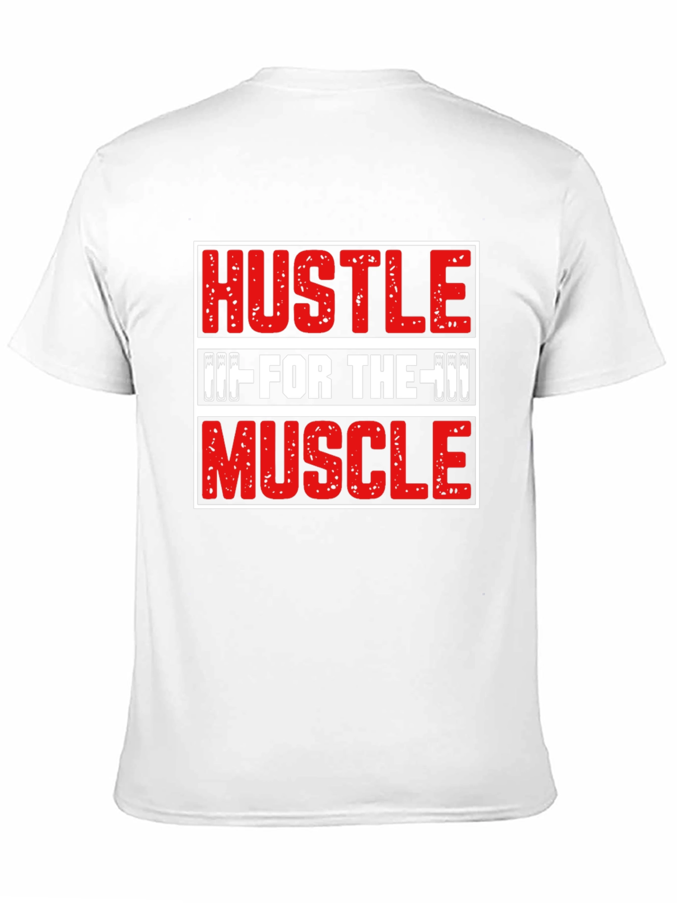 Hustle For The Muscle Graphic Tee - Black