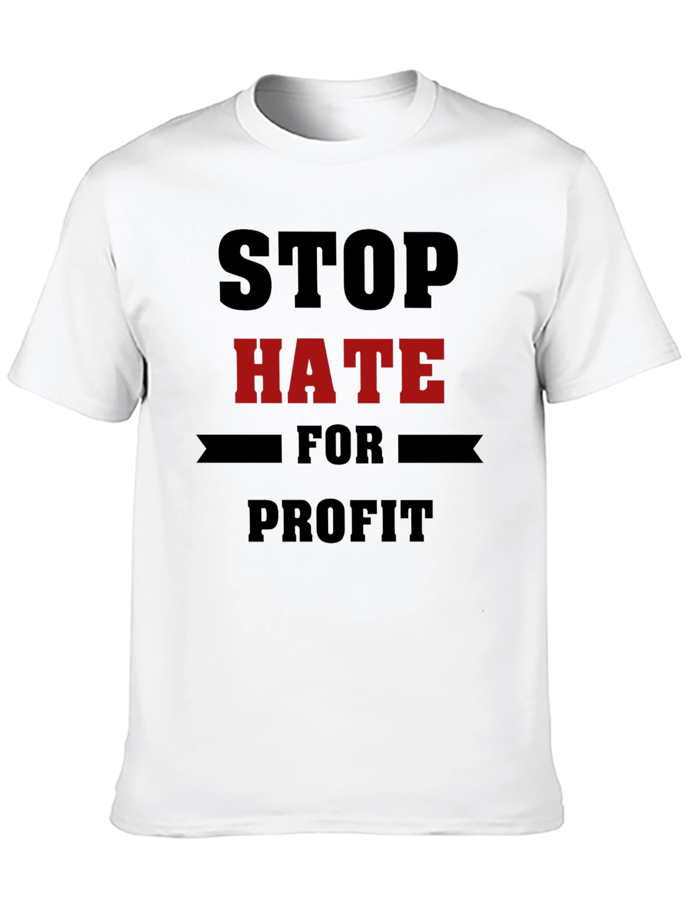 Stop Hate for Profit Black T-Shirt