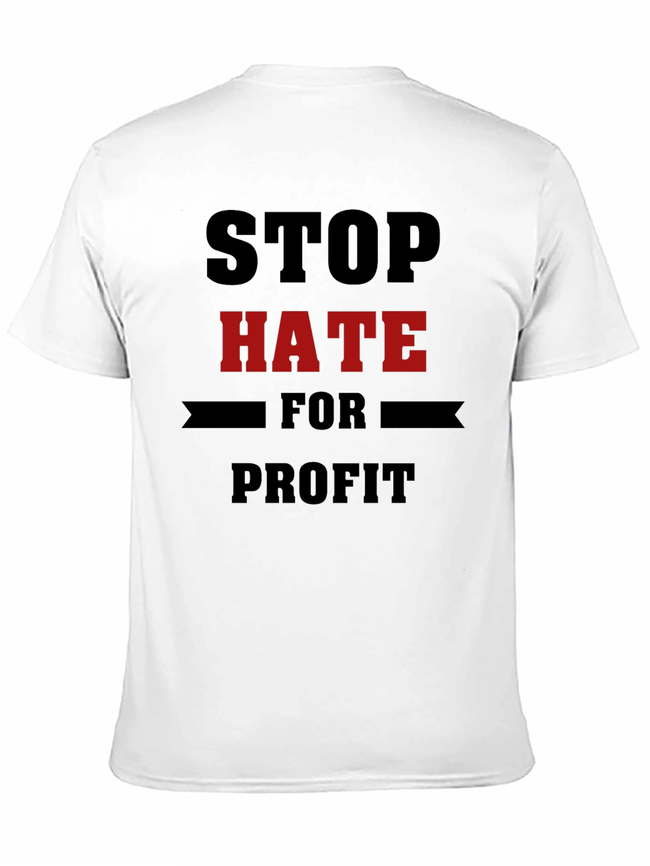 Stop Hate for Profit Black T-Shirt