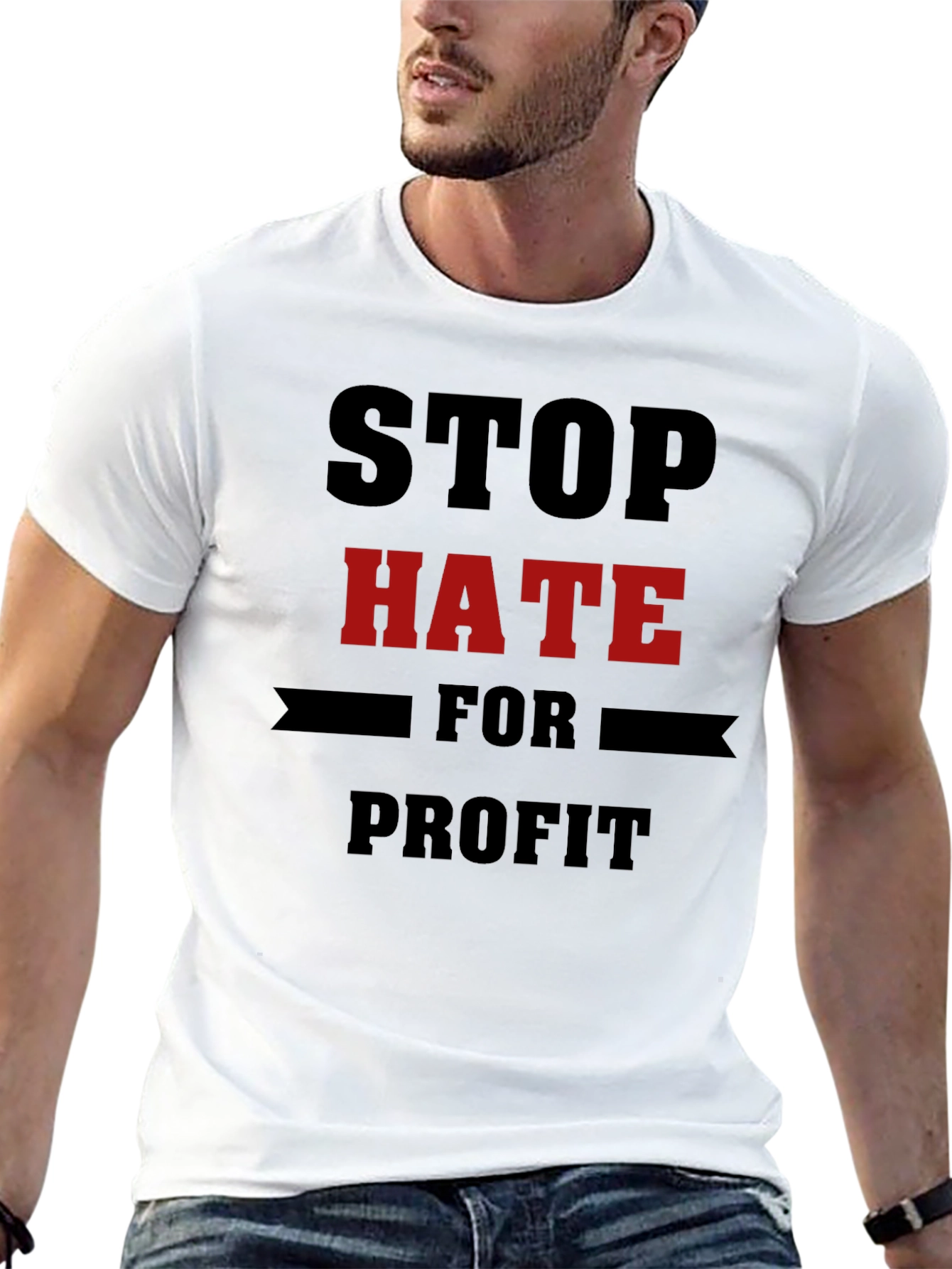 Stop Hate for Profit Black T-Shirt