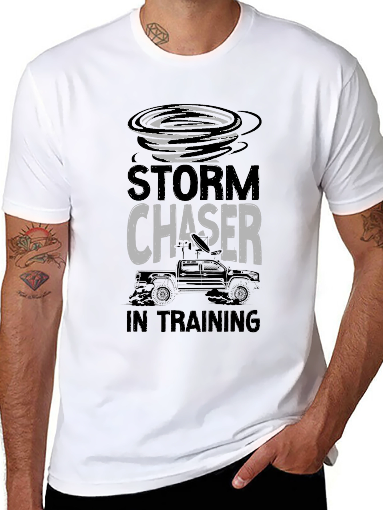 Storm Chaser In Training Graphic Tee