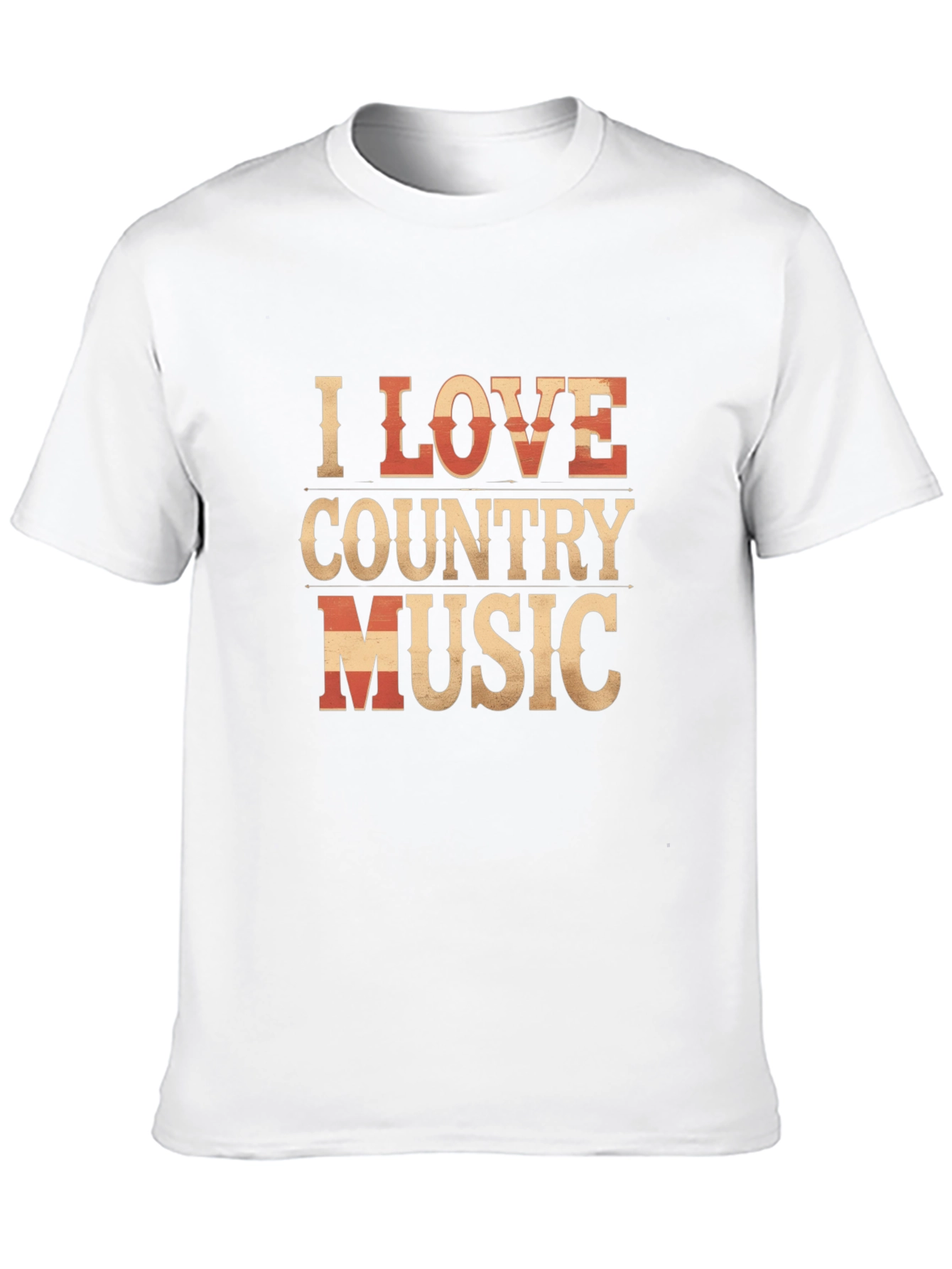 I Love Country Music Graphic T-Shirt