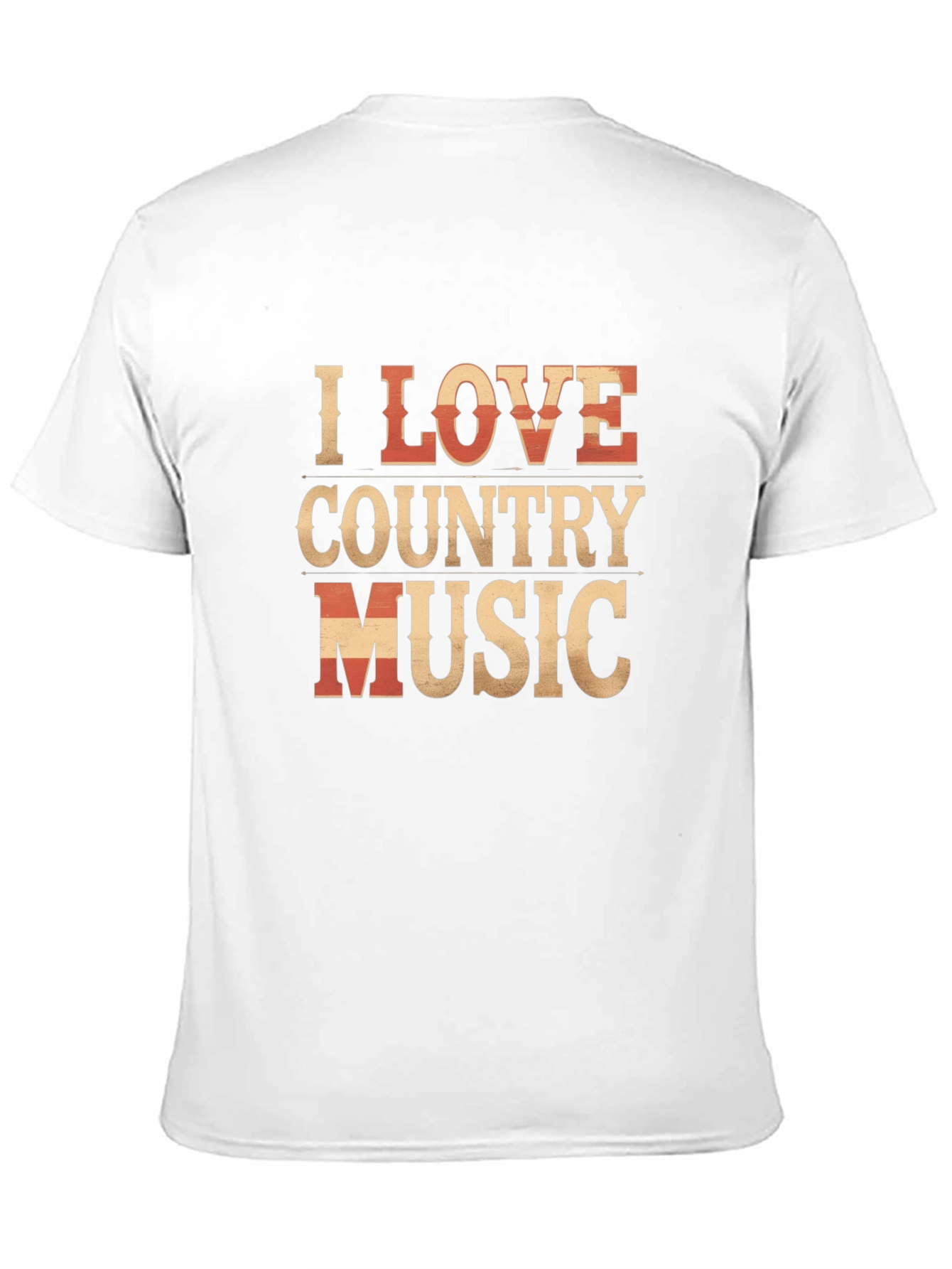 I Love Country Music Graphic T-Shirt