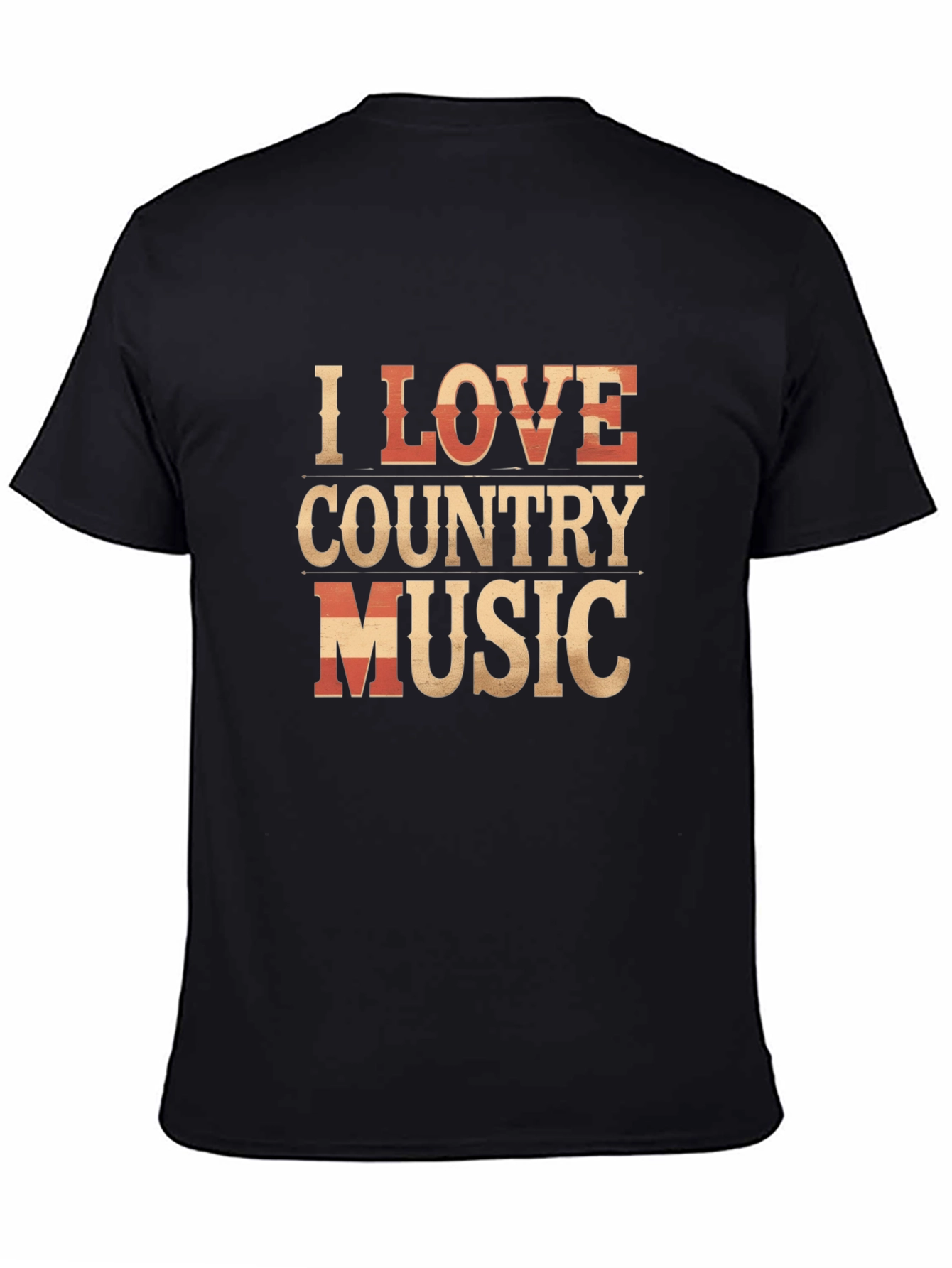 I Love Country Music Graphic T-Shirt