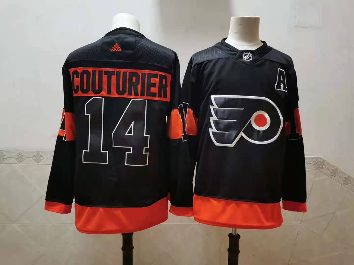 Men's Philadelphia Flyers Sean Couturier #14 Black Player Jerseys