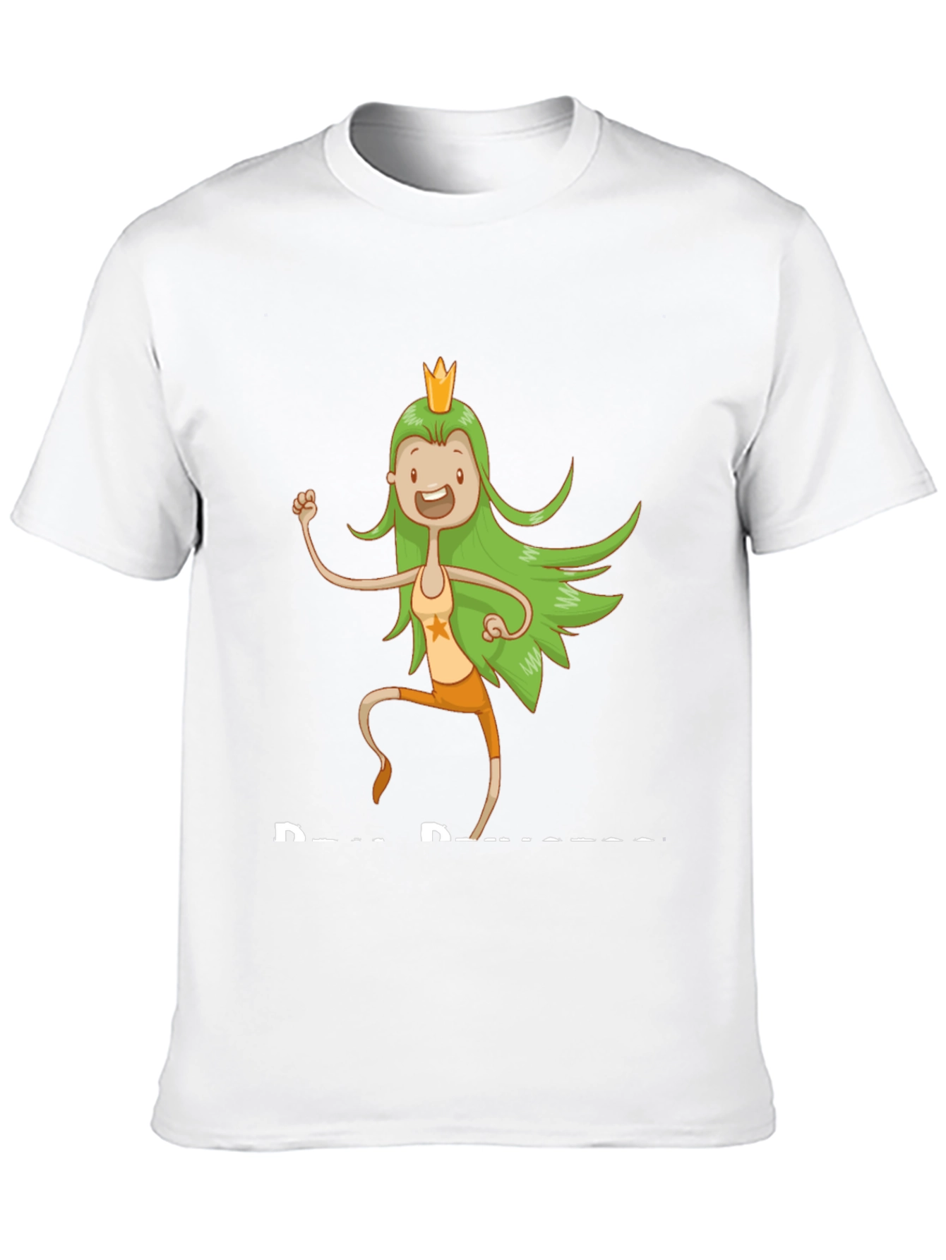 Cartoon Princess T-Shirt - Black