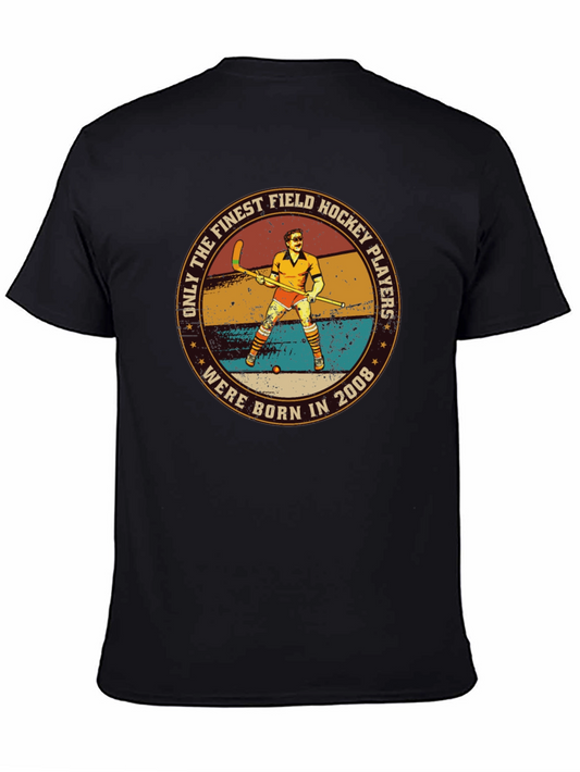 Field Hockey Player Born in 2008 Graphic Tee