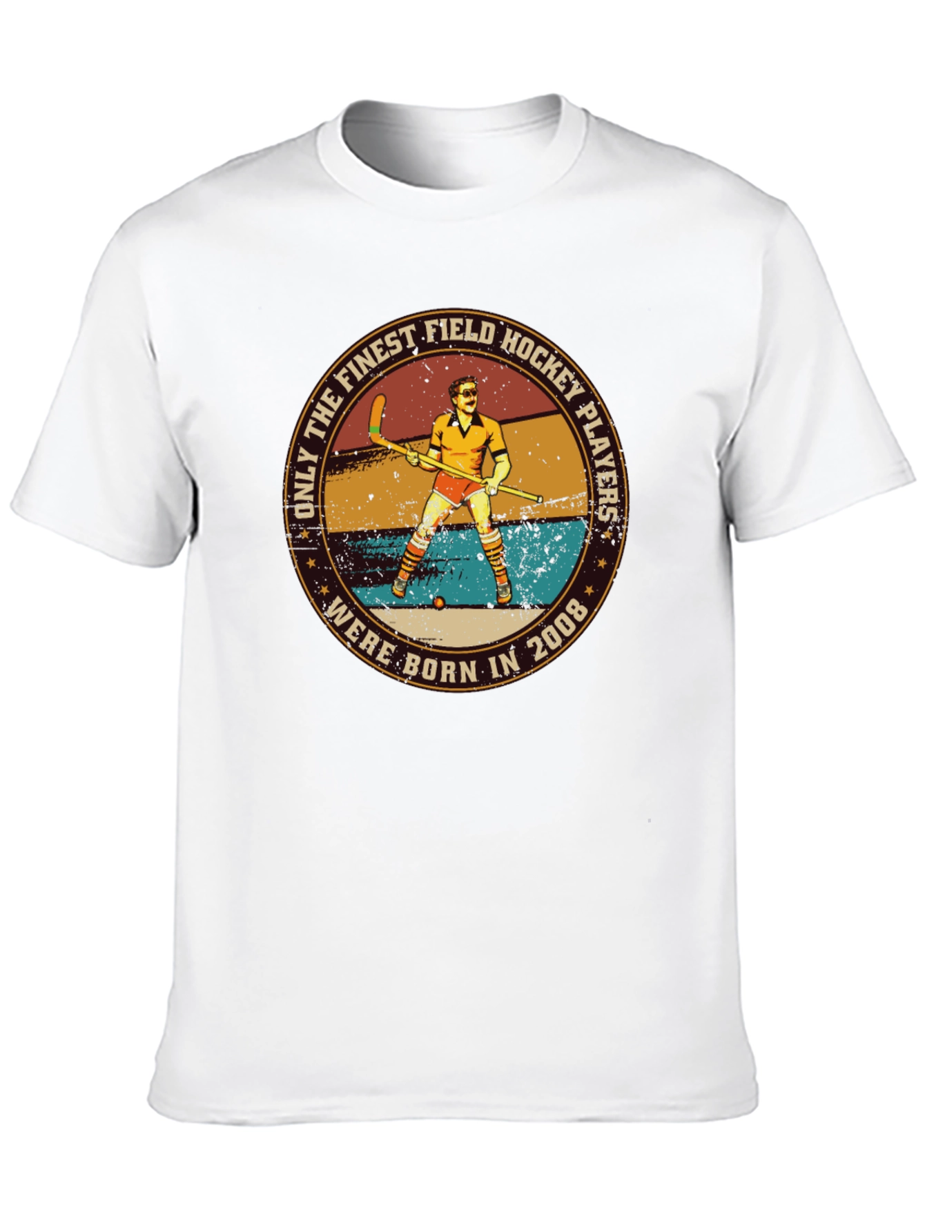 Field Hockey Player Born in 2008 Graphic Tee