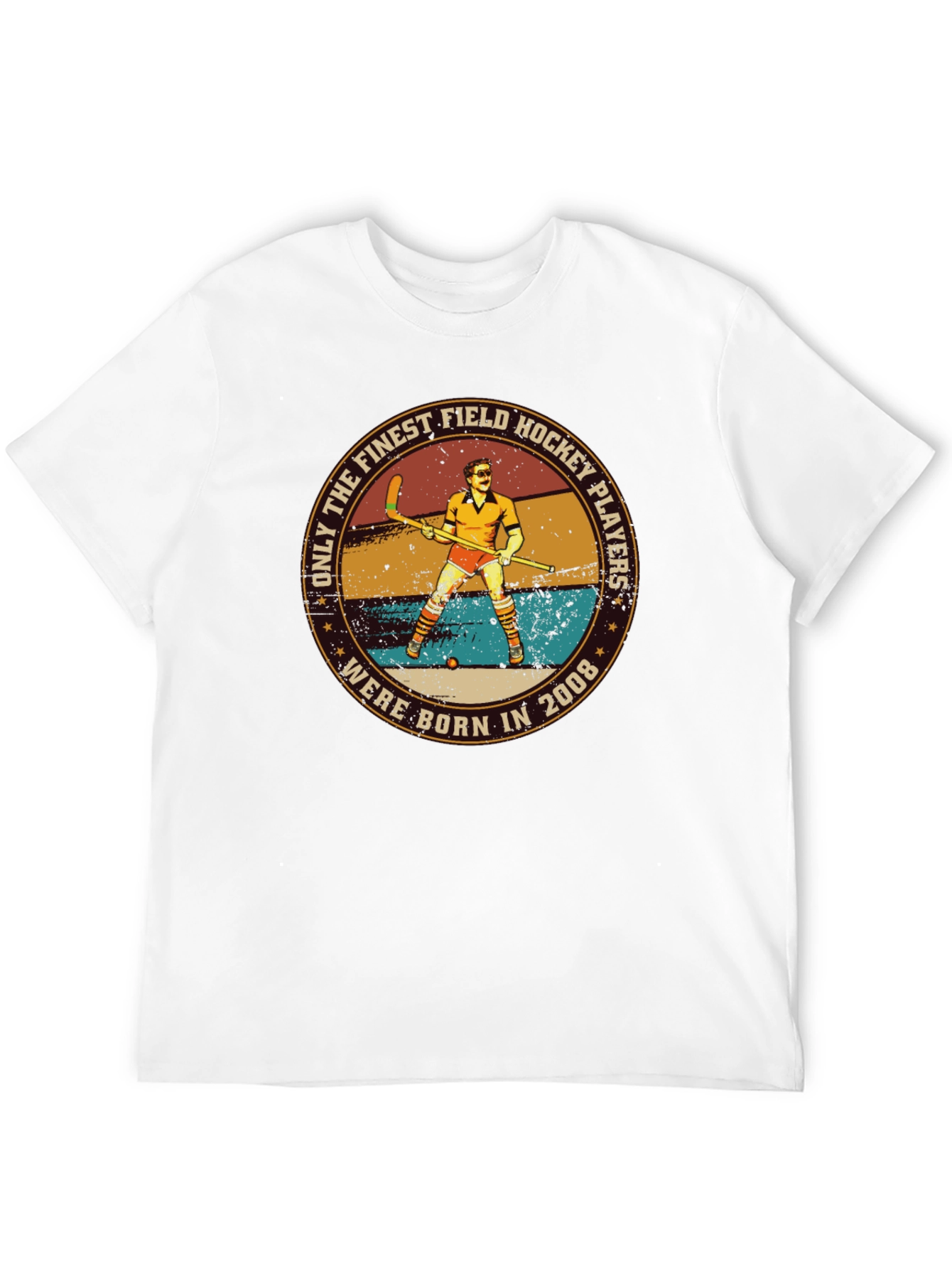 Field Hockey Player Born in 2008 Graphic Tee