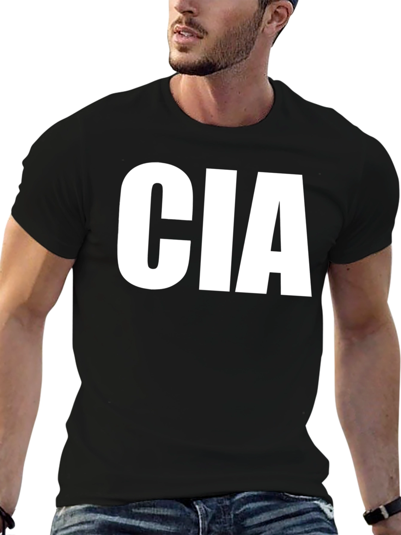 CIA Graphic T-Shirt - Bold Statement Tee