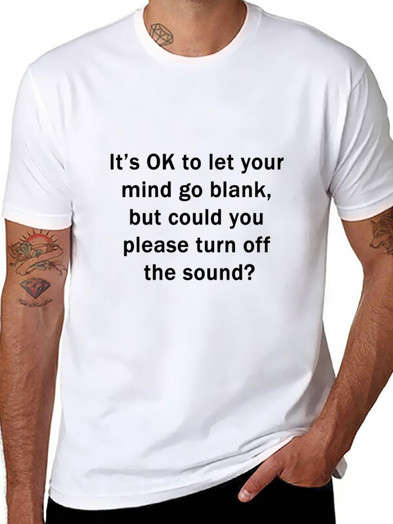 Mind Blank T-Shirt - Funny Sarcastic Tee