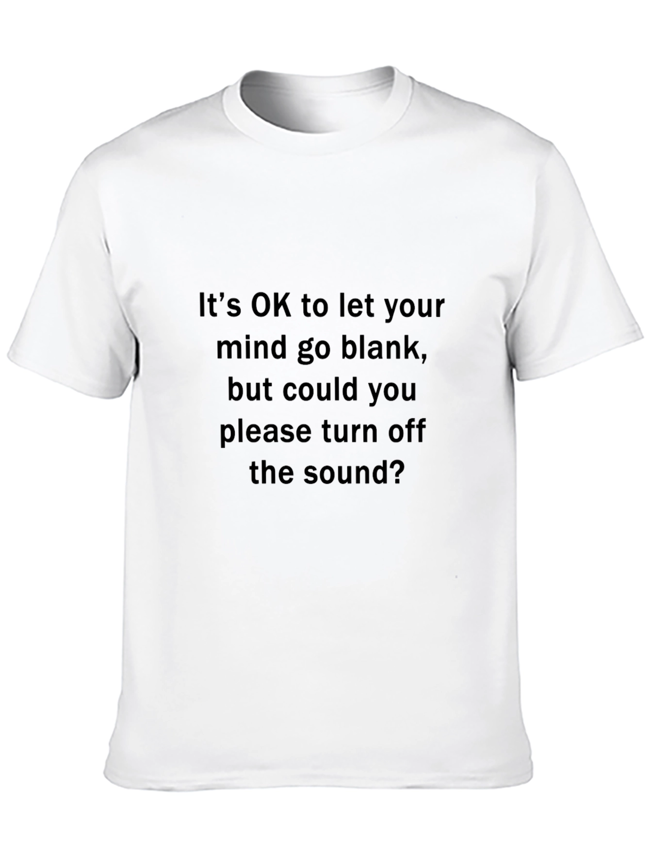 Mind Blank T-Shirt - Funny Sarcastic Tee