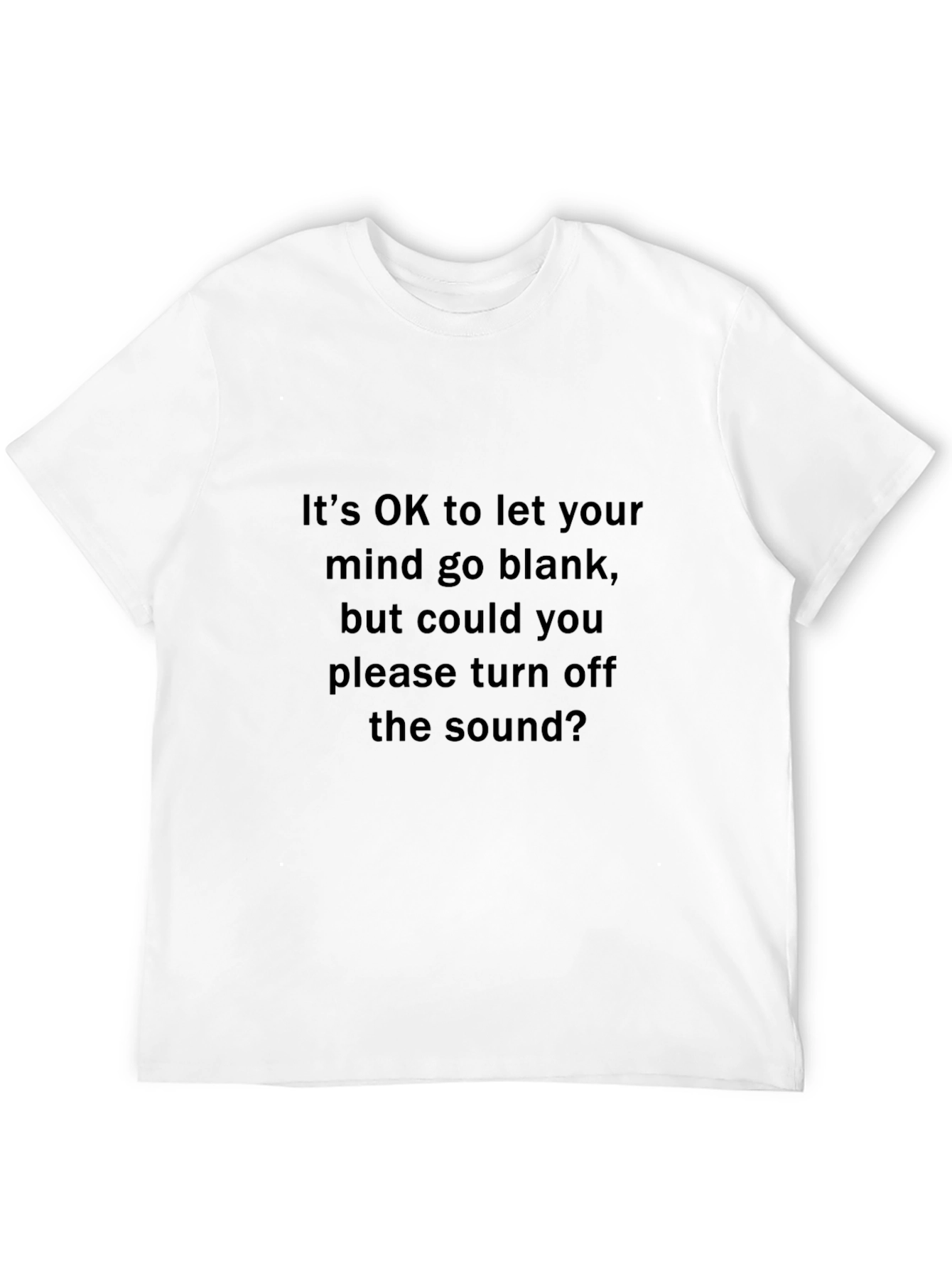 Mind Blank T-Shirt - Funny Sarcastic Tee