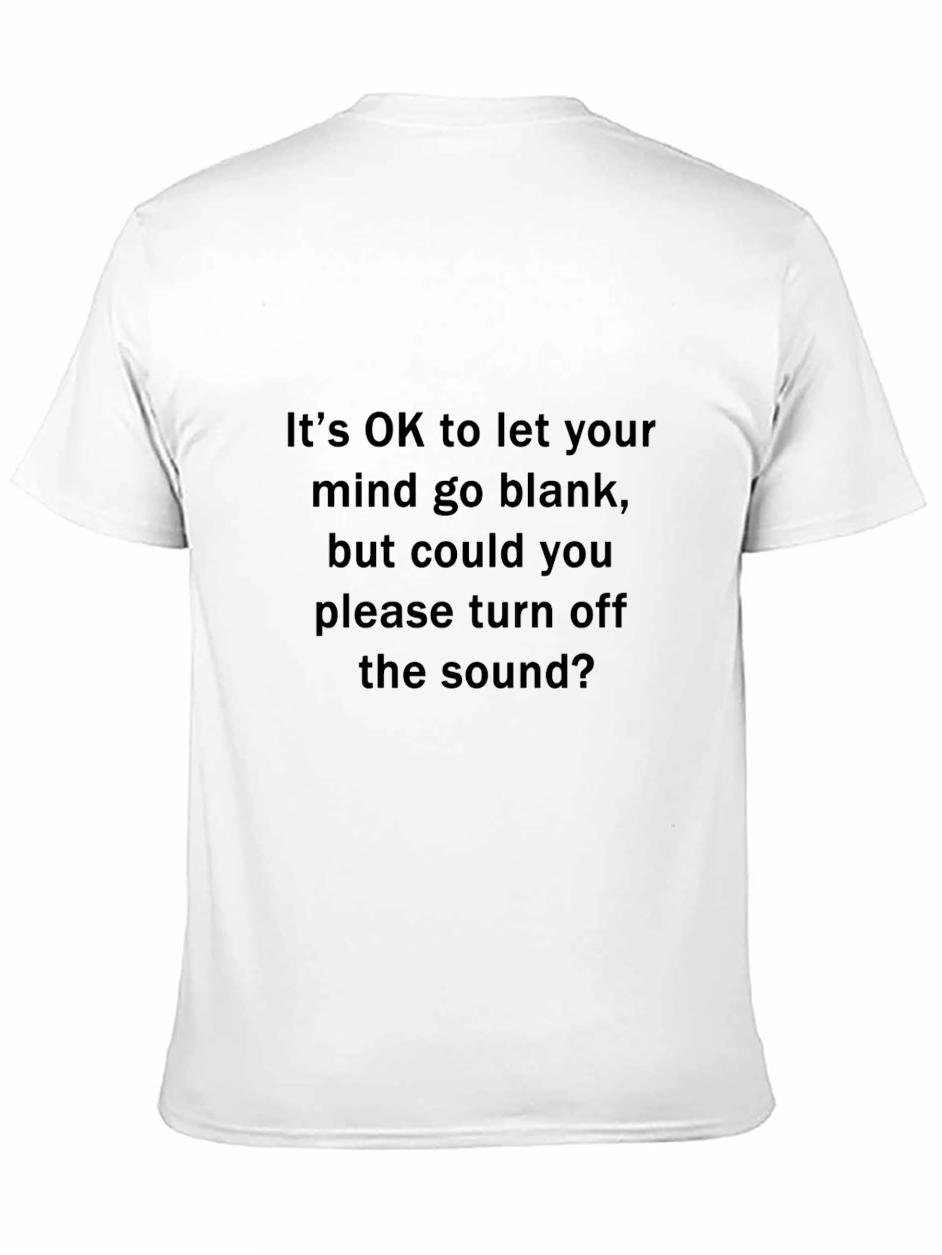 Mind Blank T-Shirt - Funny Sarcastic Tee