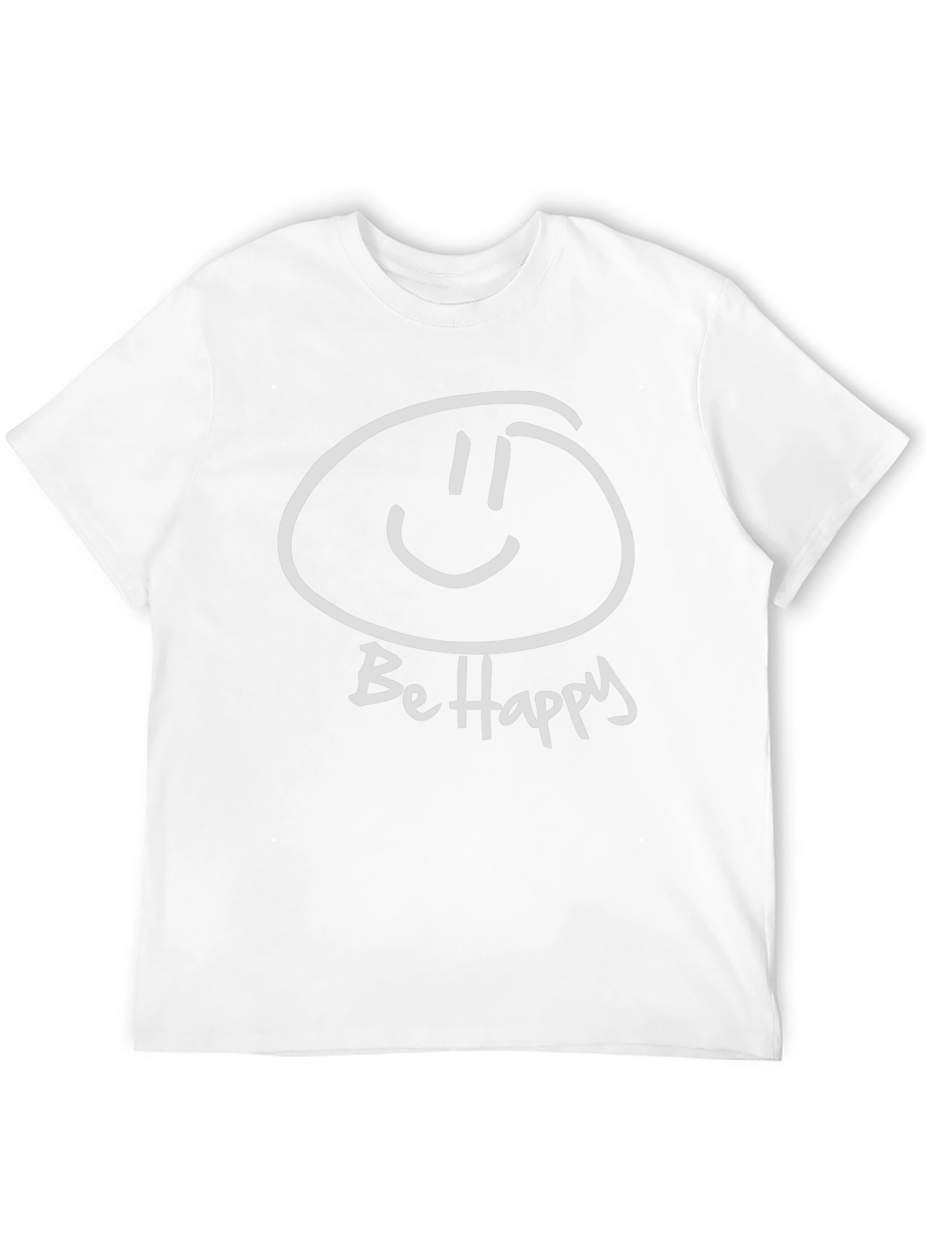 Be Happy Graphic Tee - Classic Comfort