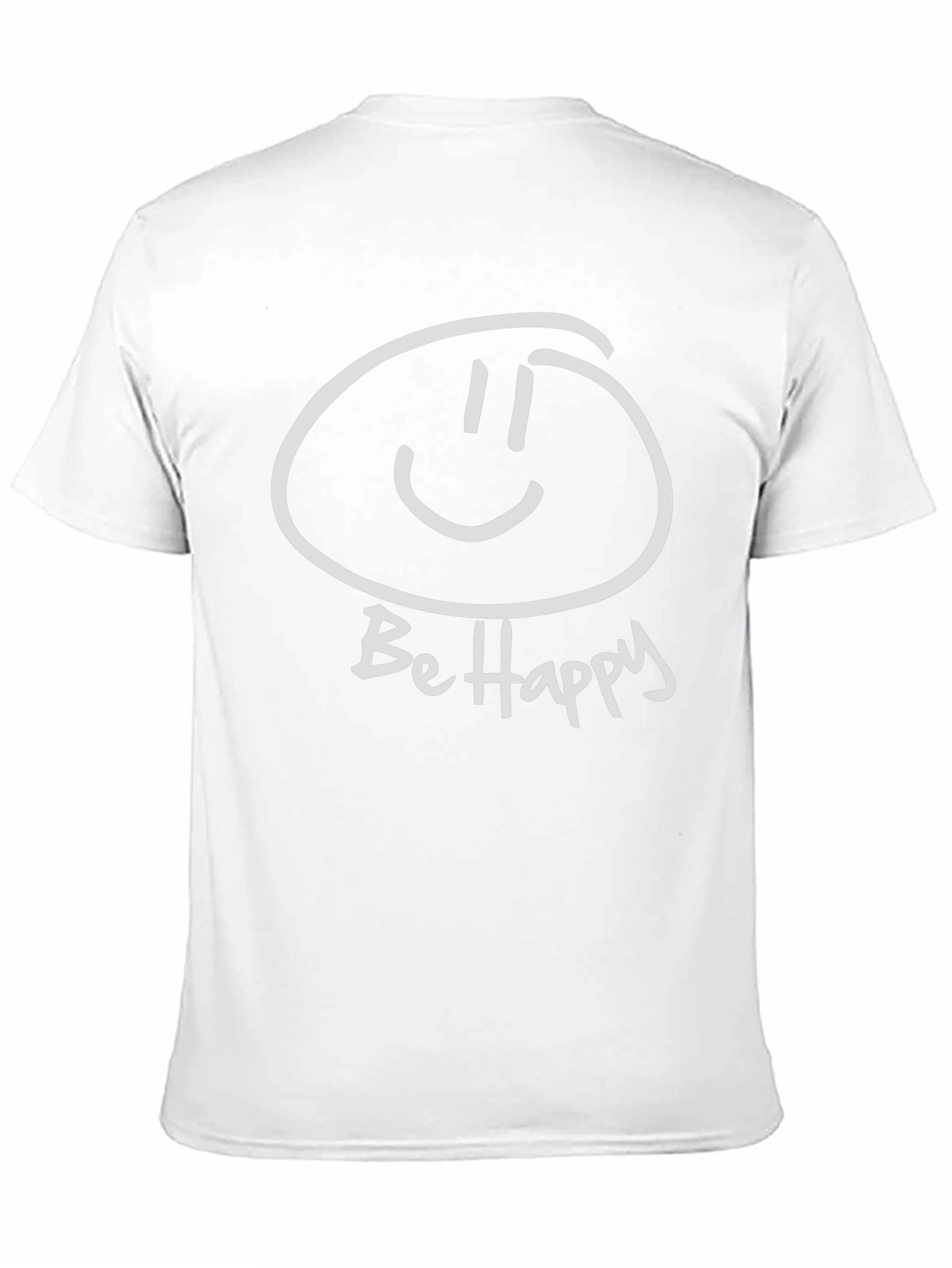 Be Happy Graphic Tee - Classic Comfort