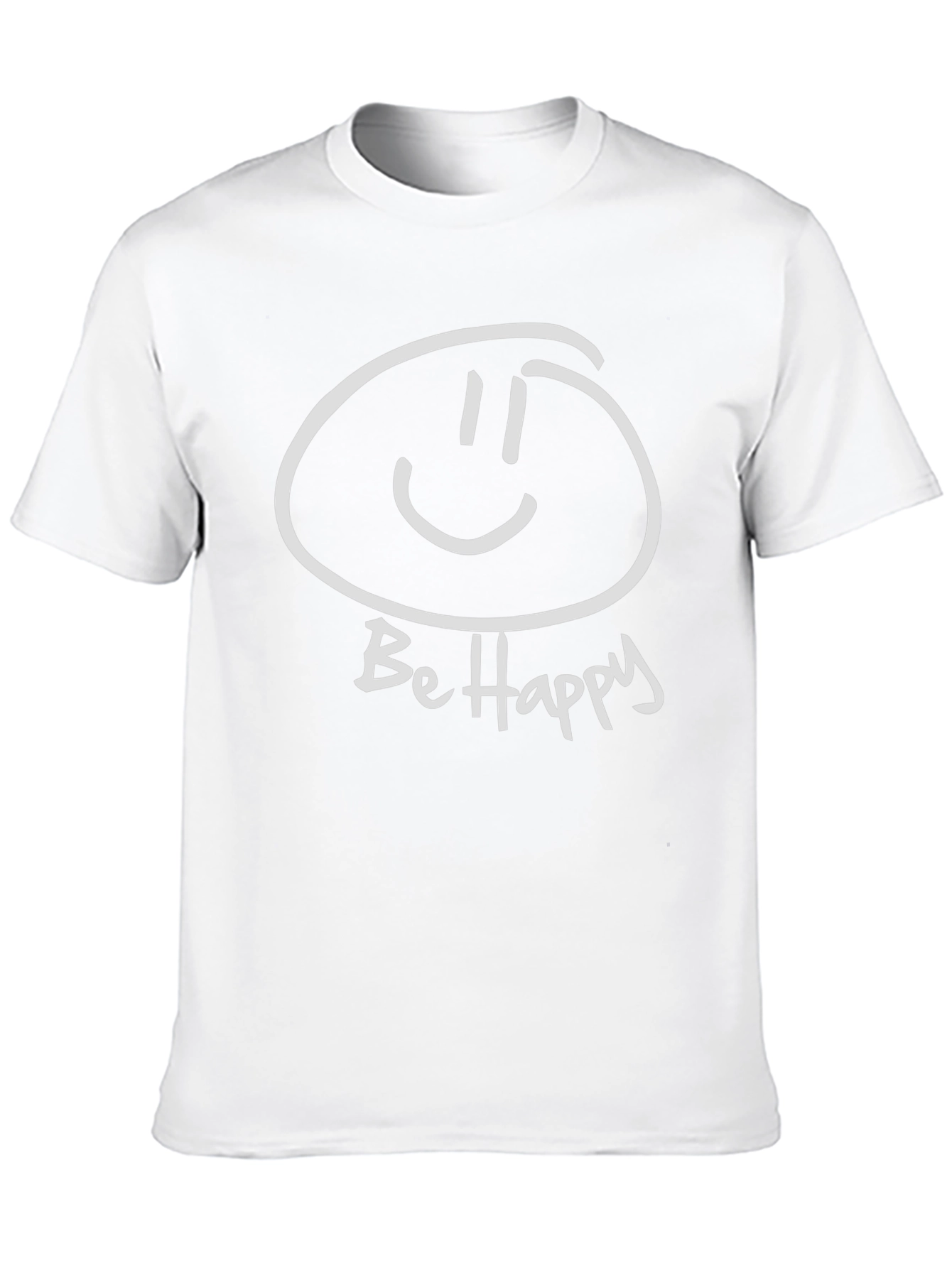 Be Happy Graphic Tee - Classic Comfort