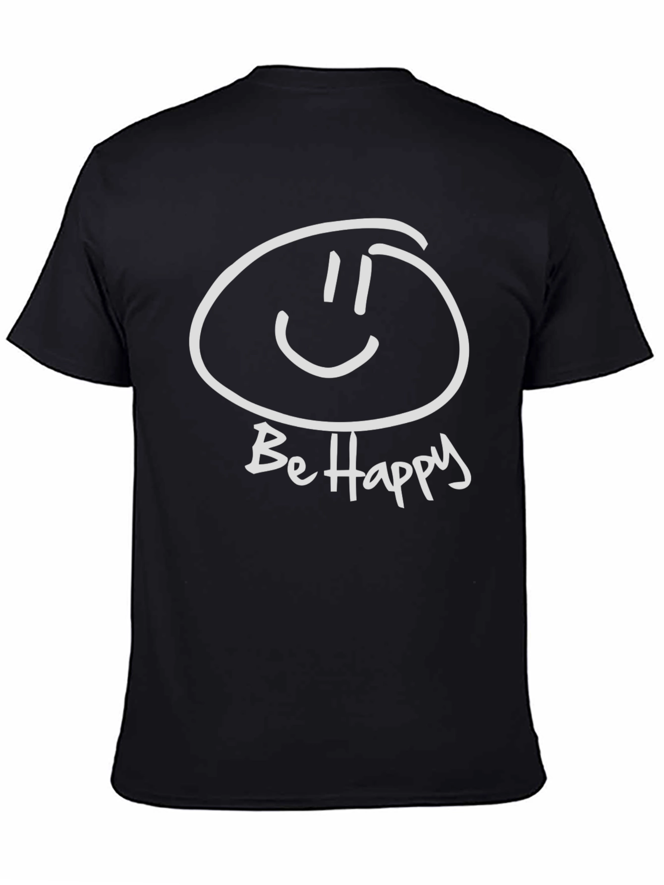 Be Happy Graphic Tee - Classic Comfort