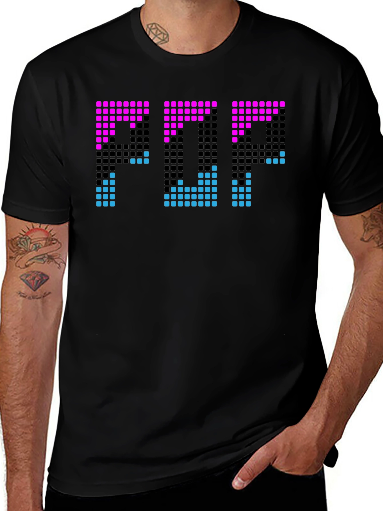 Pixel POP T-Shirt - Retro 8-Bit Graphic Tee