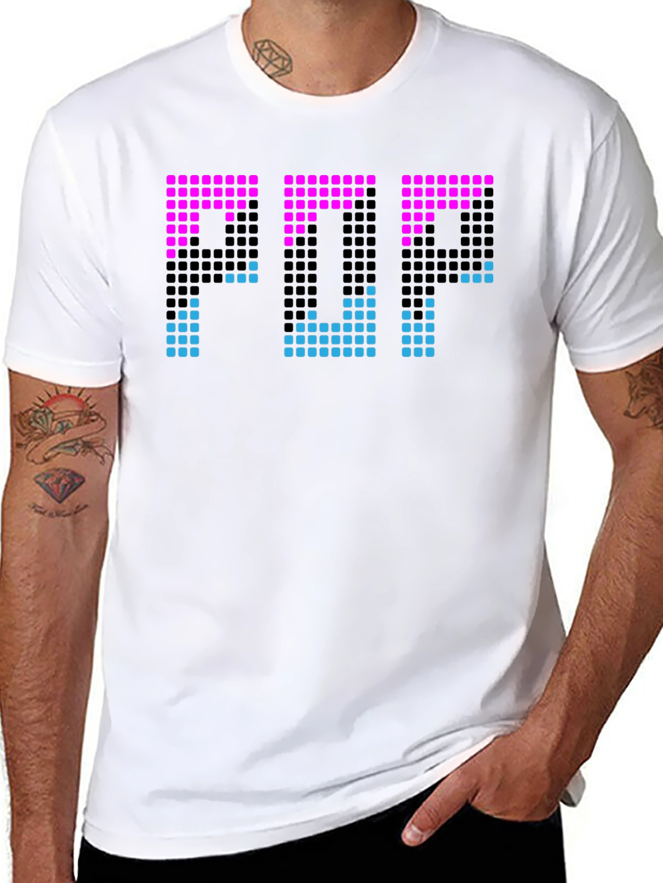 Pixel POP T-Shirt - Retro 8-Bit Graphic Tee