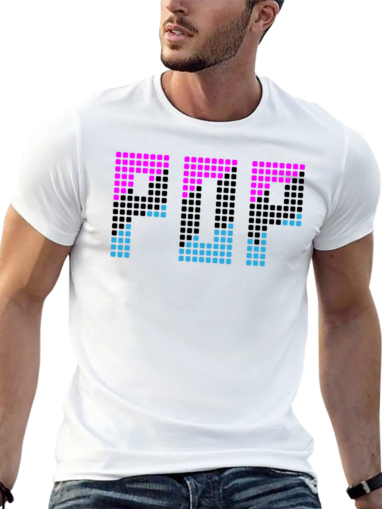 Pixel POP T-Shirt - Retro 8-Bit Graphic Tee